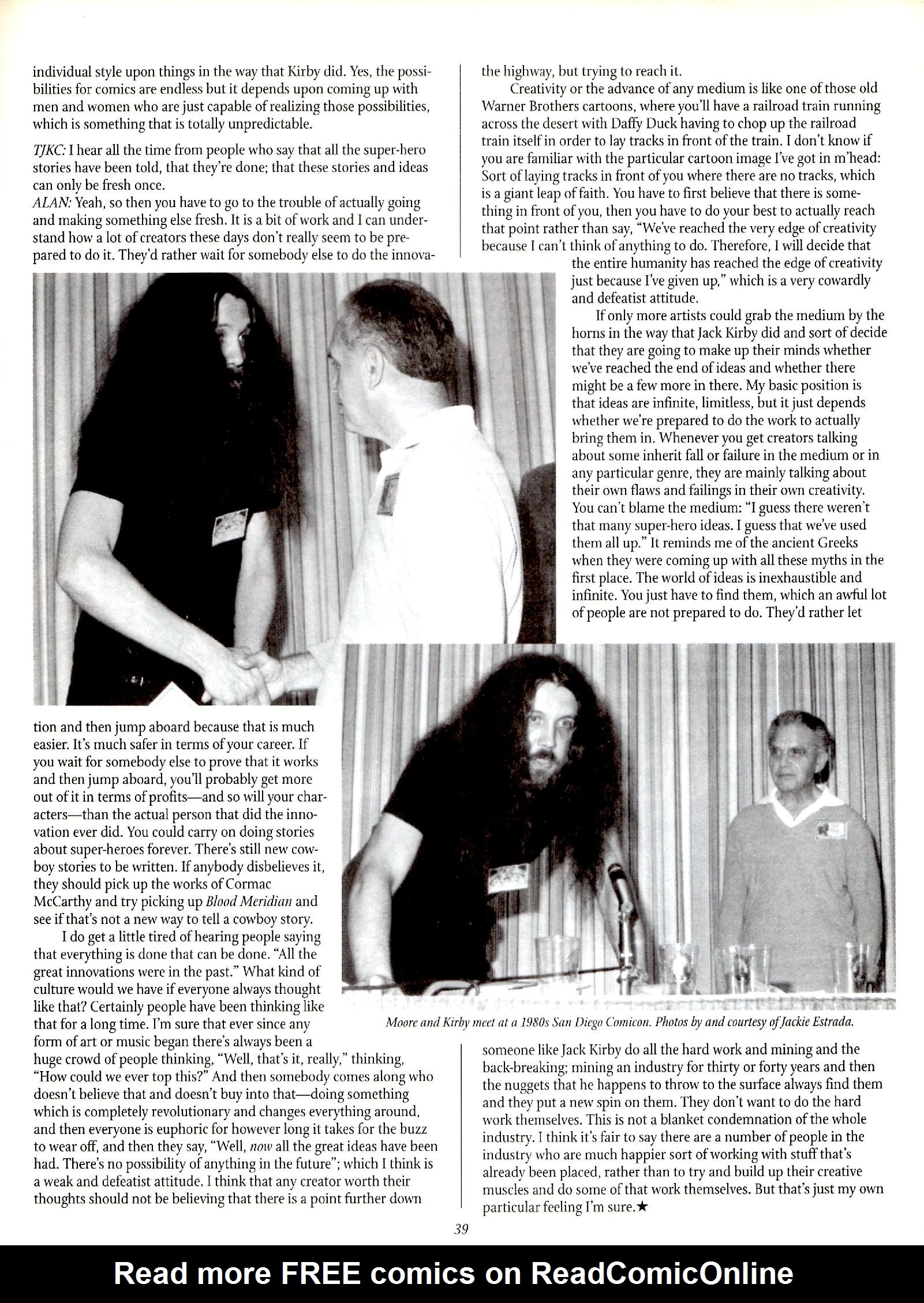 Read online The Jack Kirby Collector comic -  Issue #30 - 38