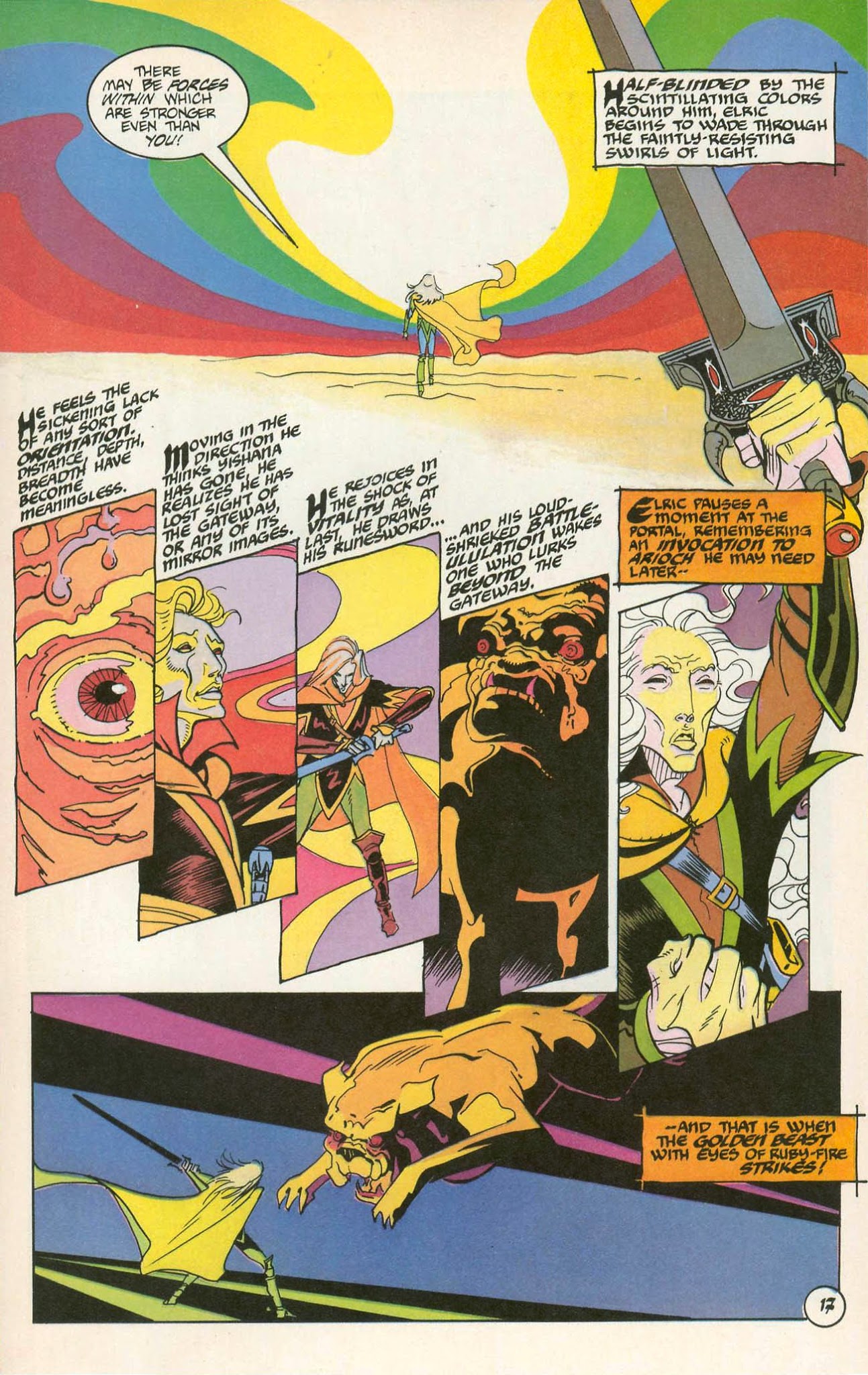 Read online Elric: Weird of the White Wolf comic -  Issue #4 - 19