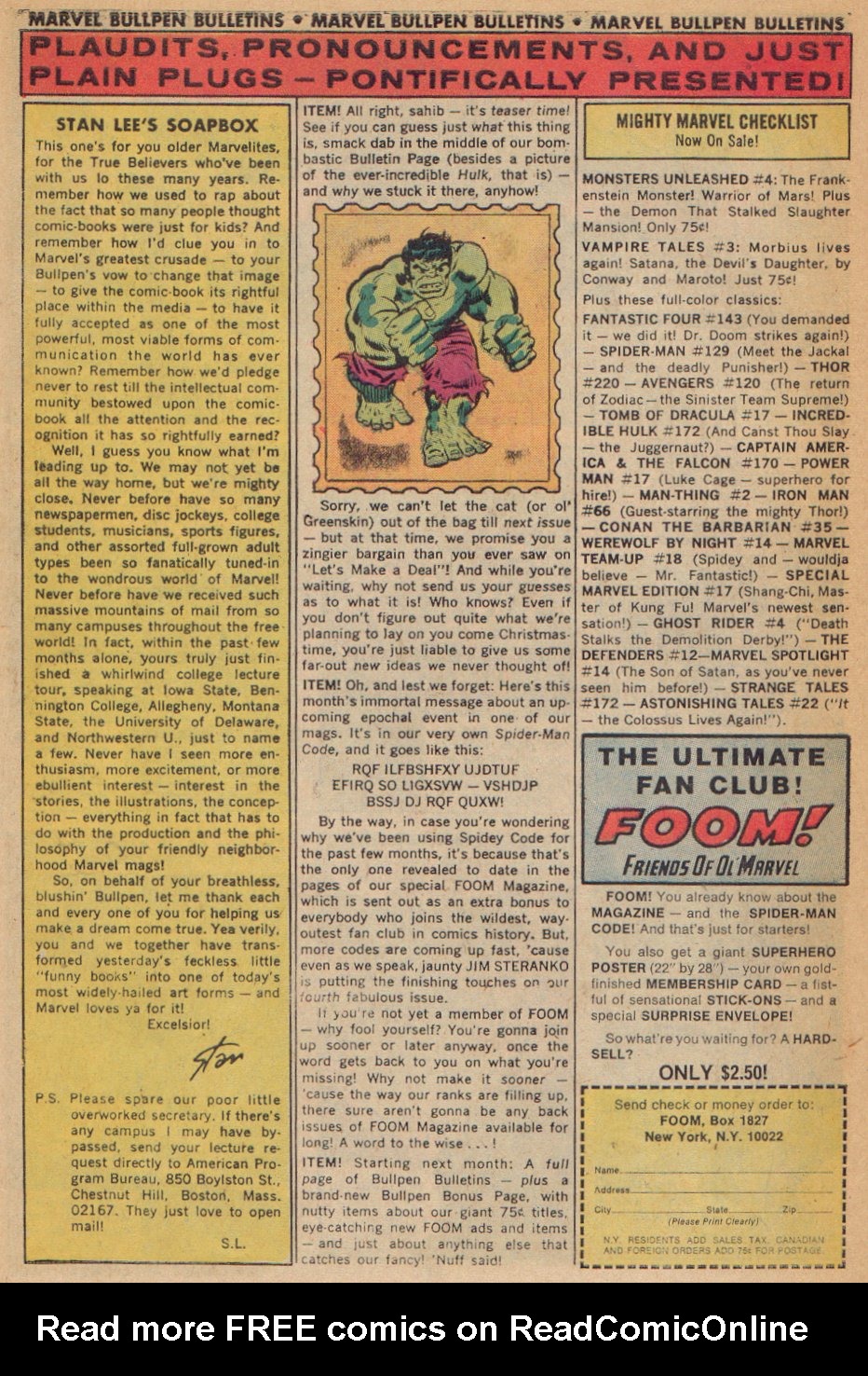 Read online Man-Thing (1974) comic -  Issue #2 - 19