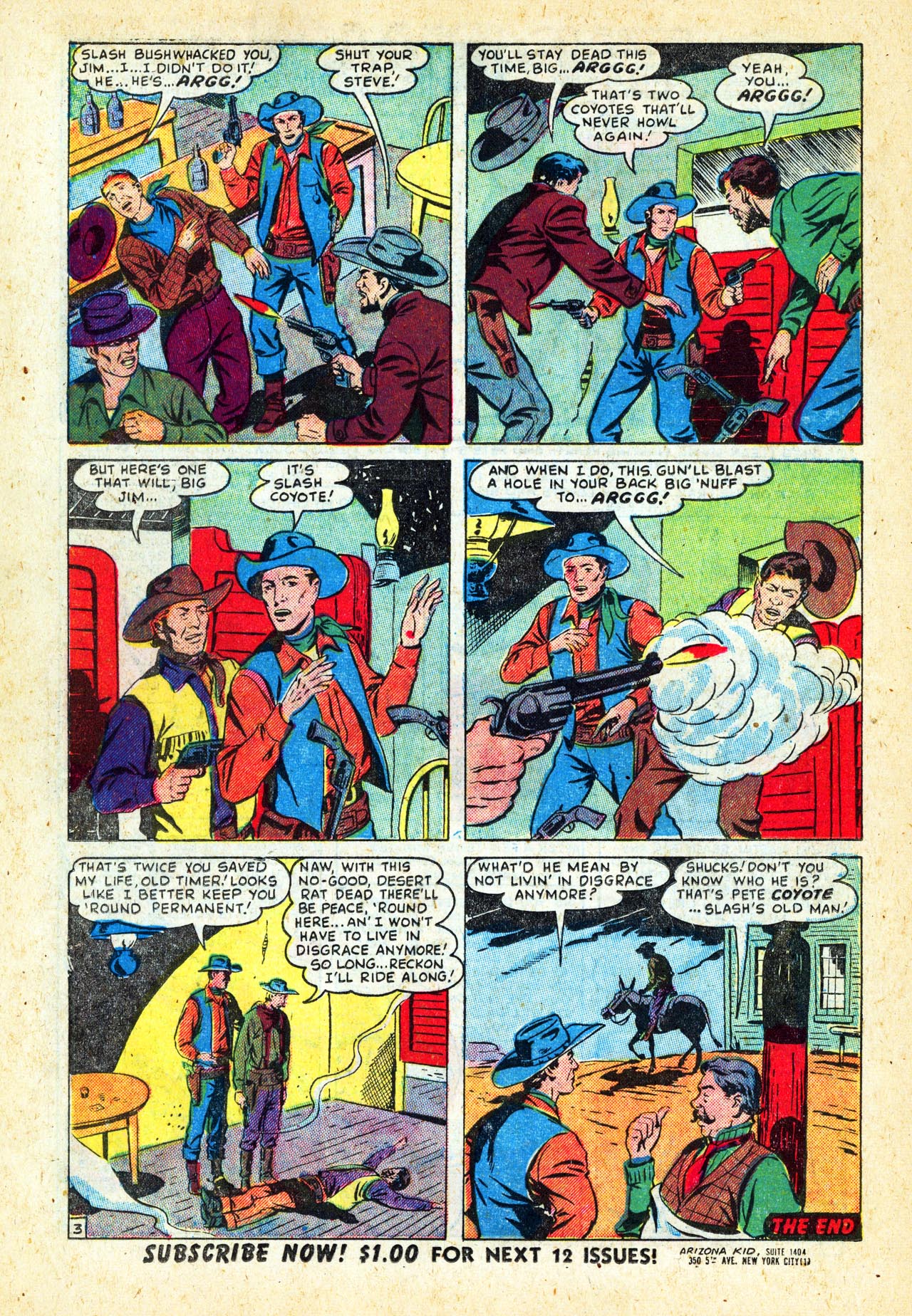 Read online Arizona Kid comic -  Issue #3 - 22