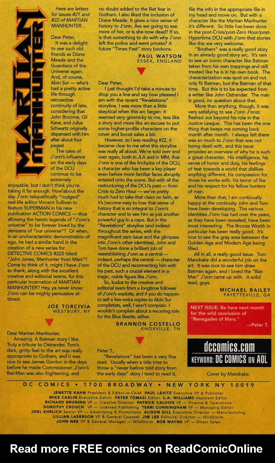 Martian Manhunter (1998) Issue #26 #29 - English 24