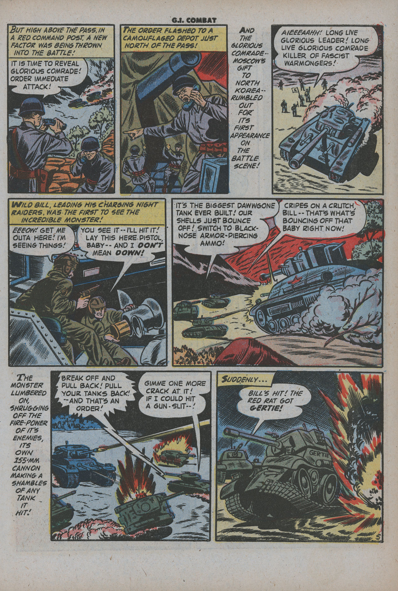 Read online G.I. Combat (1952) comic -  Issue #7 - 8