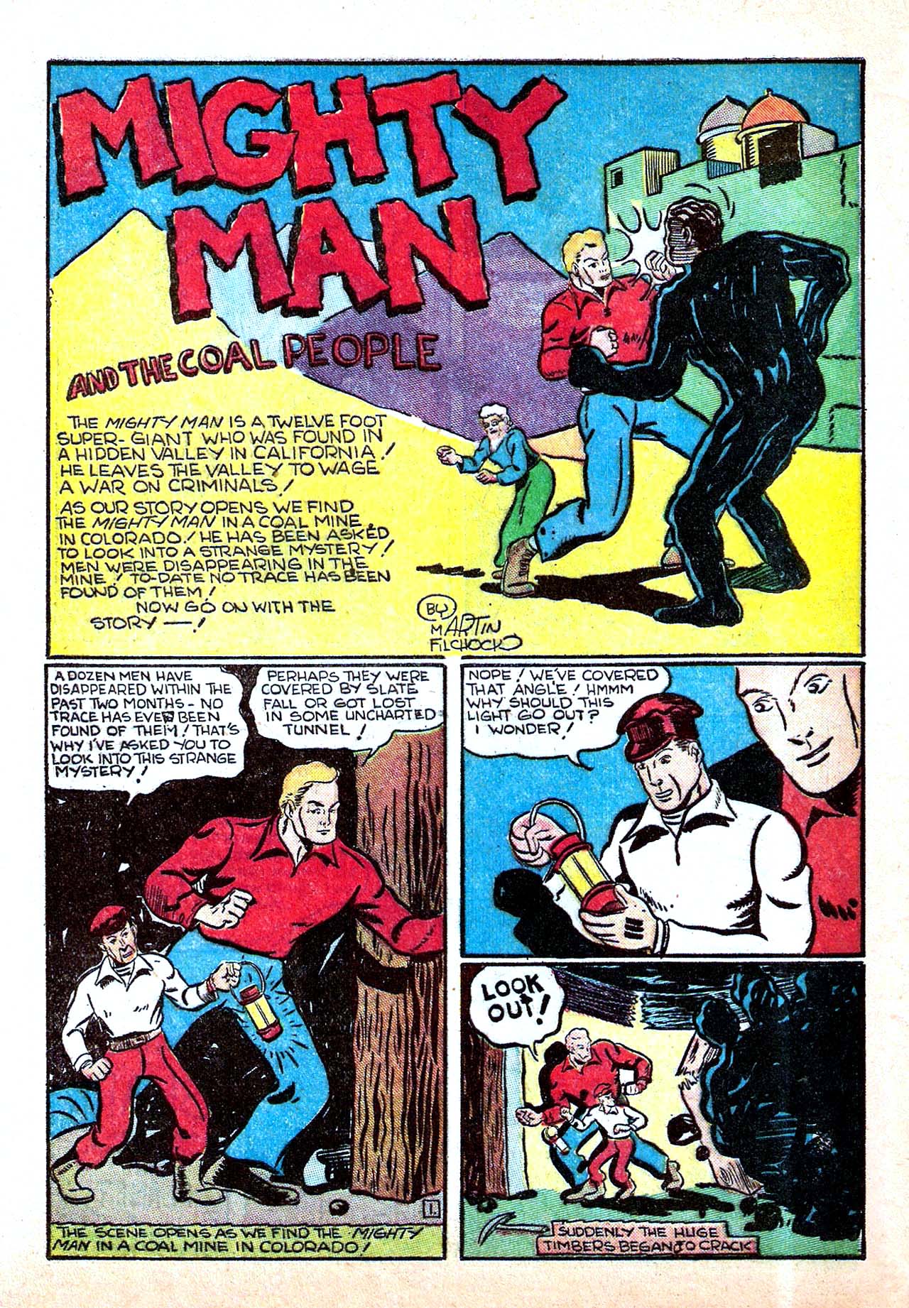 Read online Amazing Man Comics comic -  Issue #11 - 52