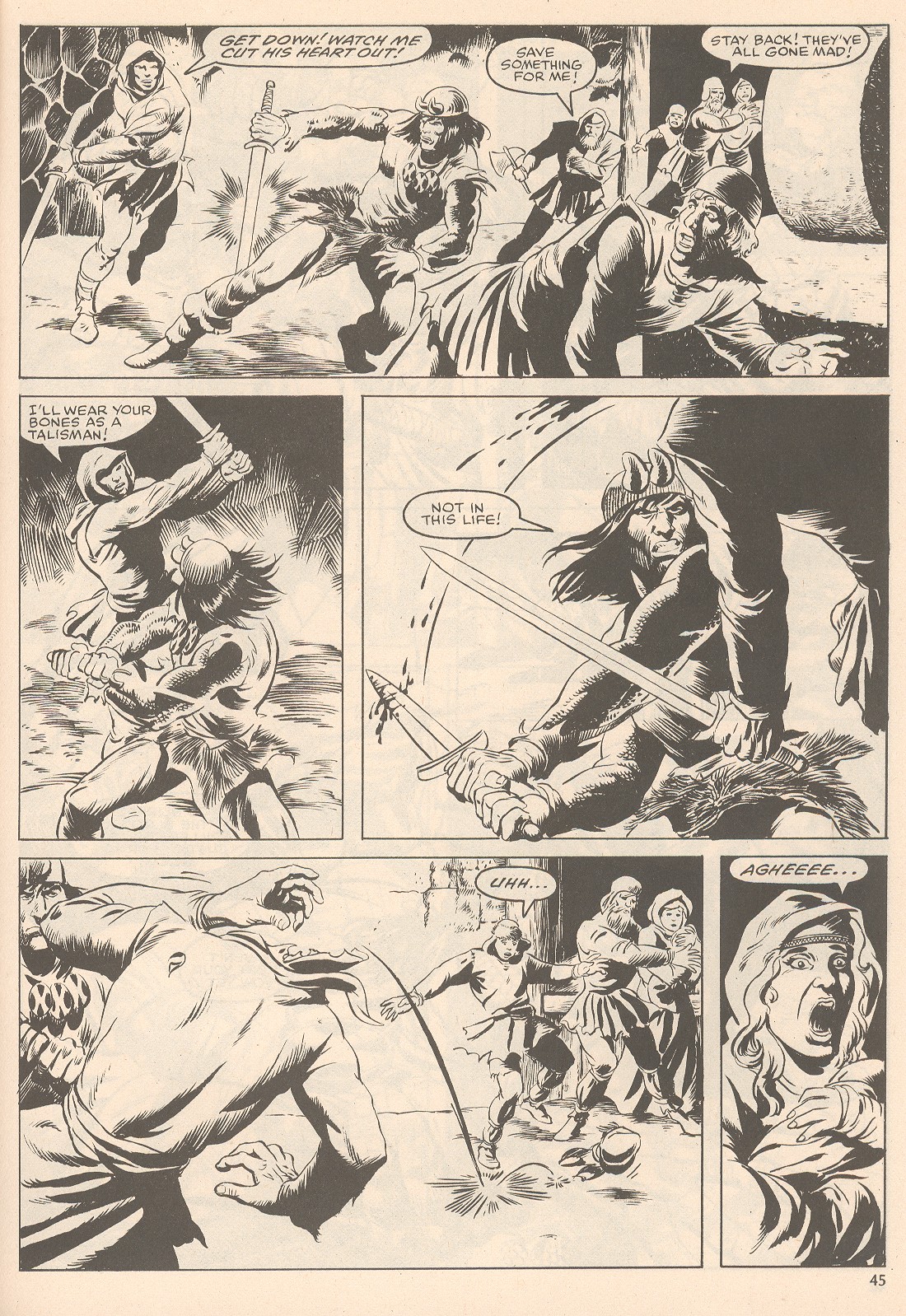 Read online The Savage Sword Of Conan comic -  Issue #105 - 45