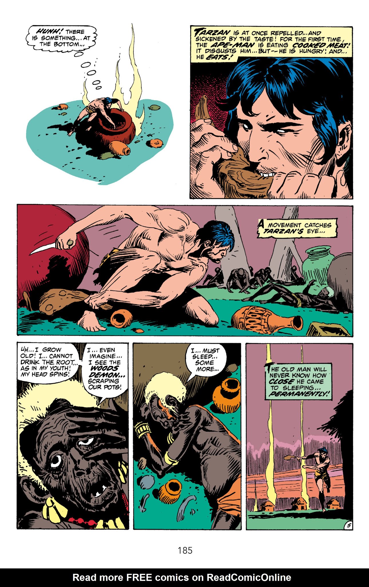 Read online Edgar Rice Burroughs' Tarzan The Joe Kubert Years comic -  Issue # TPB 1 (Part 2) - 85