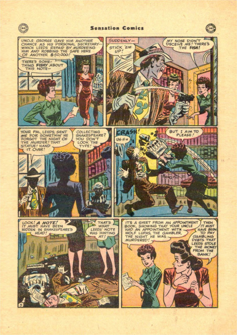 Read online Sensation (Mystery) Comics comic -  Issue #84 - 21