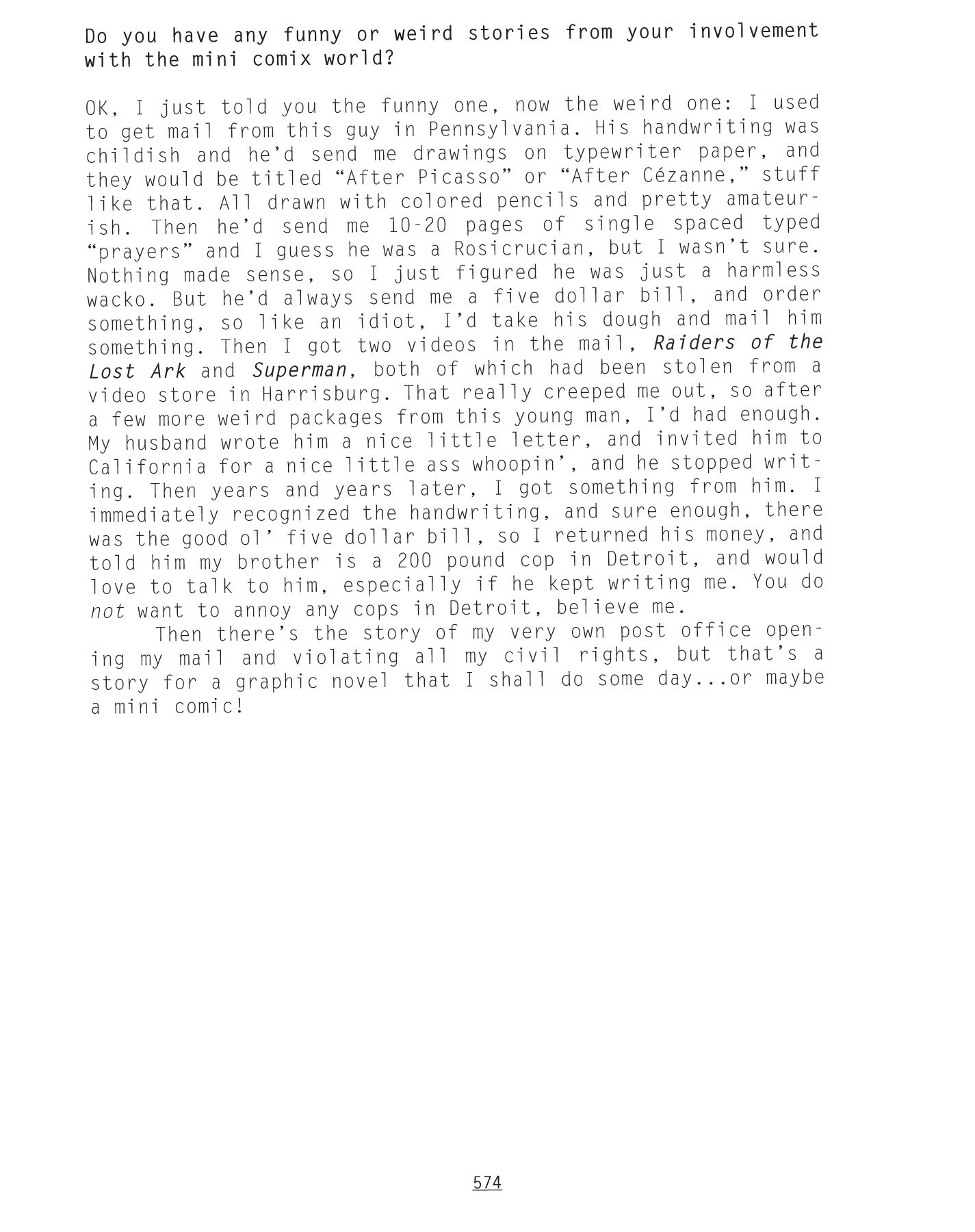 Read online NEWAVE! The Underground Mini Comix of the 1980's comic -  Issue # TPB (Part 6) - 51