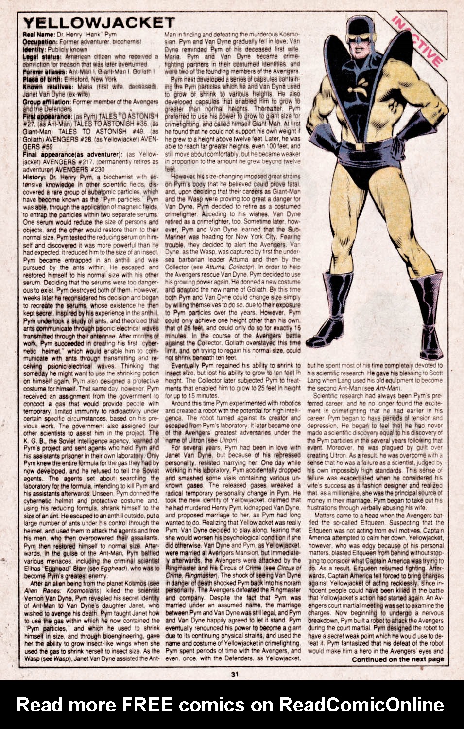 The Official Handbook of the Marvel Universe issue 14 - Page 32