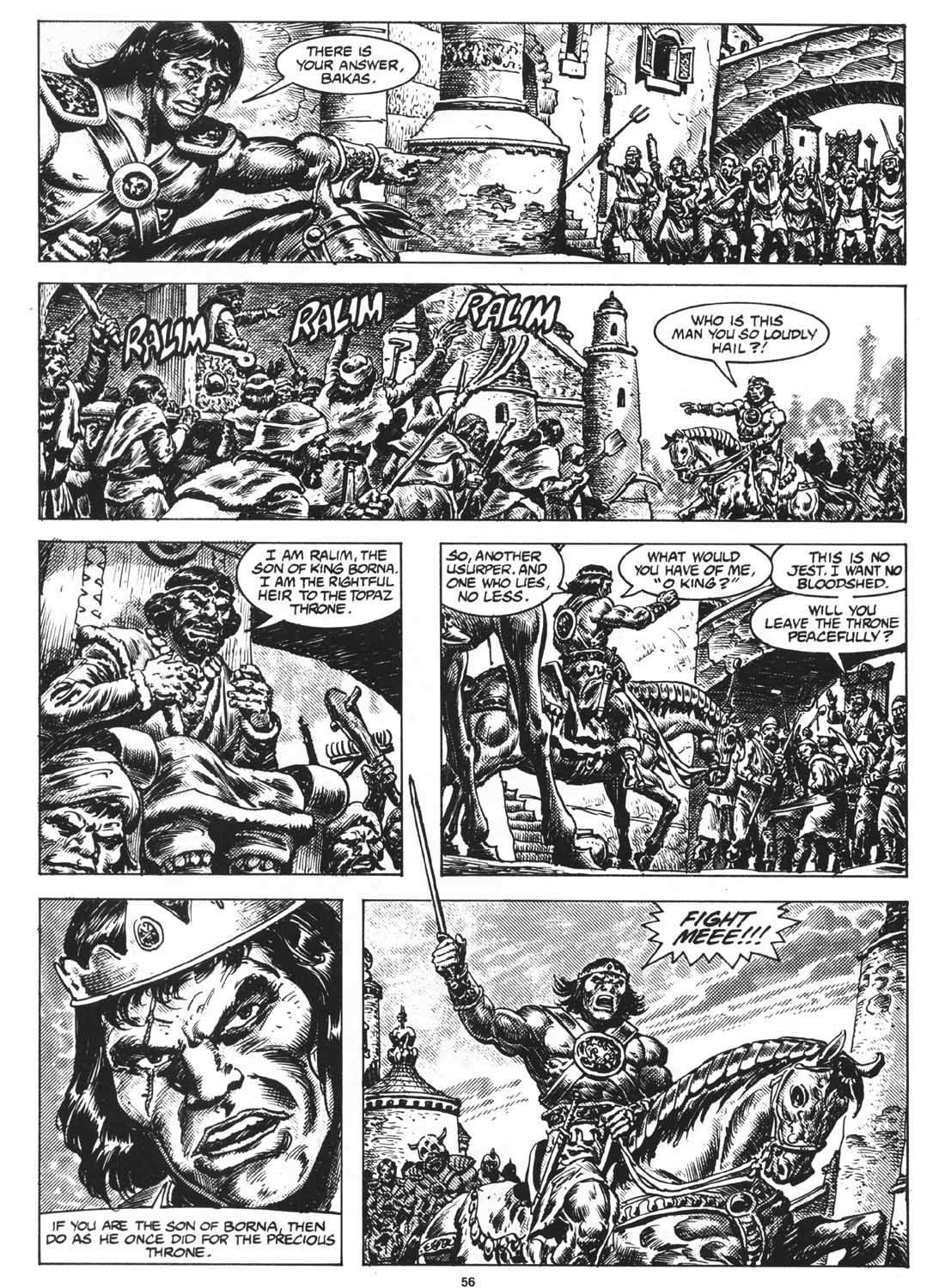 Read online The Savage Sword Of Conan comic -  Issue #161 - 55