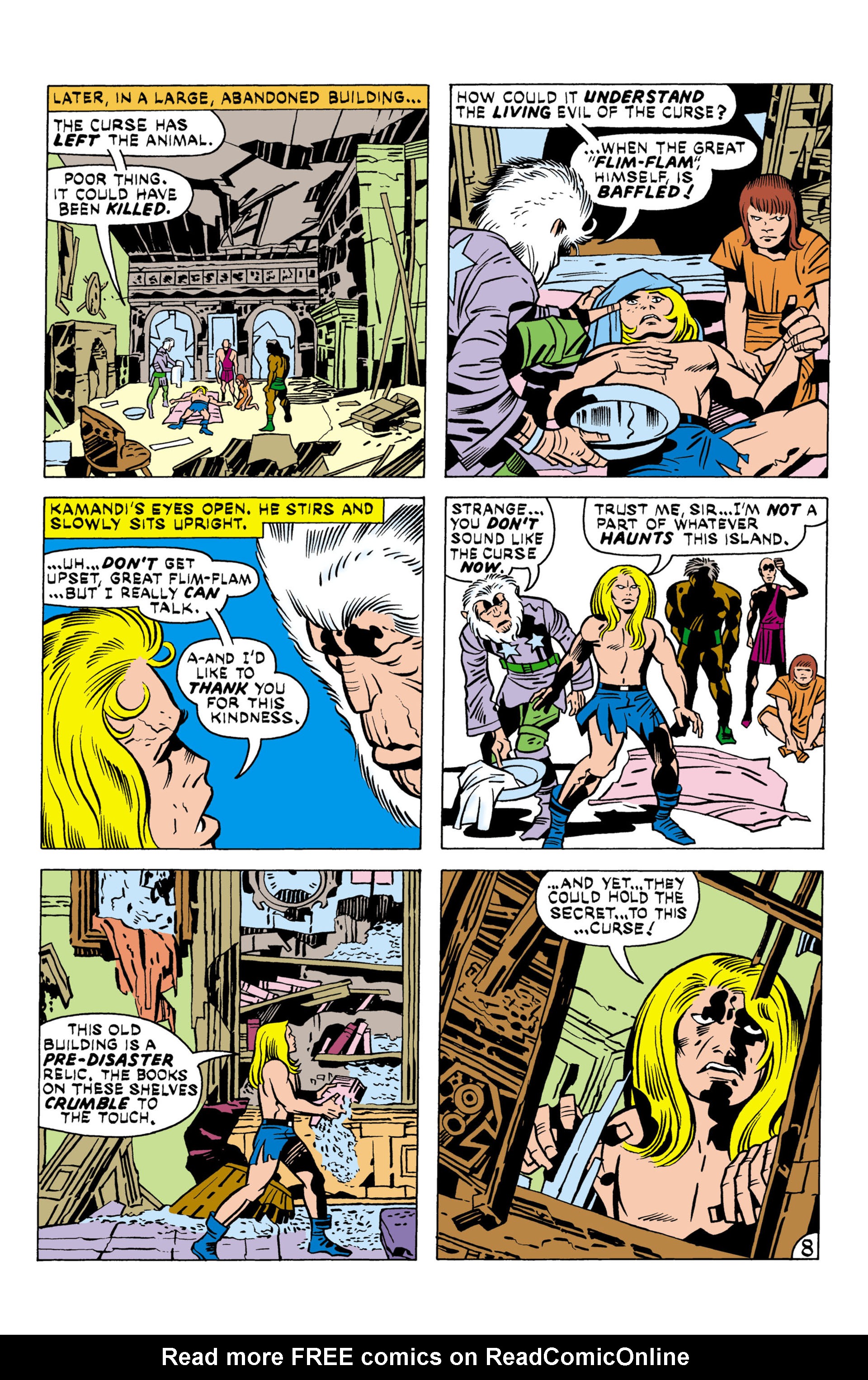 Read online Kamandi, The Last Boy On Earth comic -  Issue #24 - 8