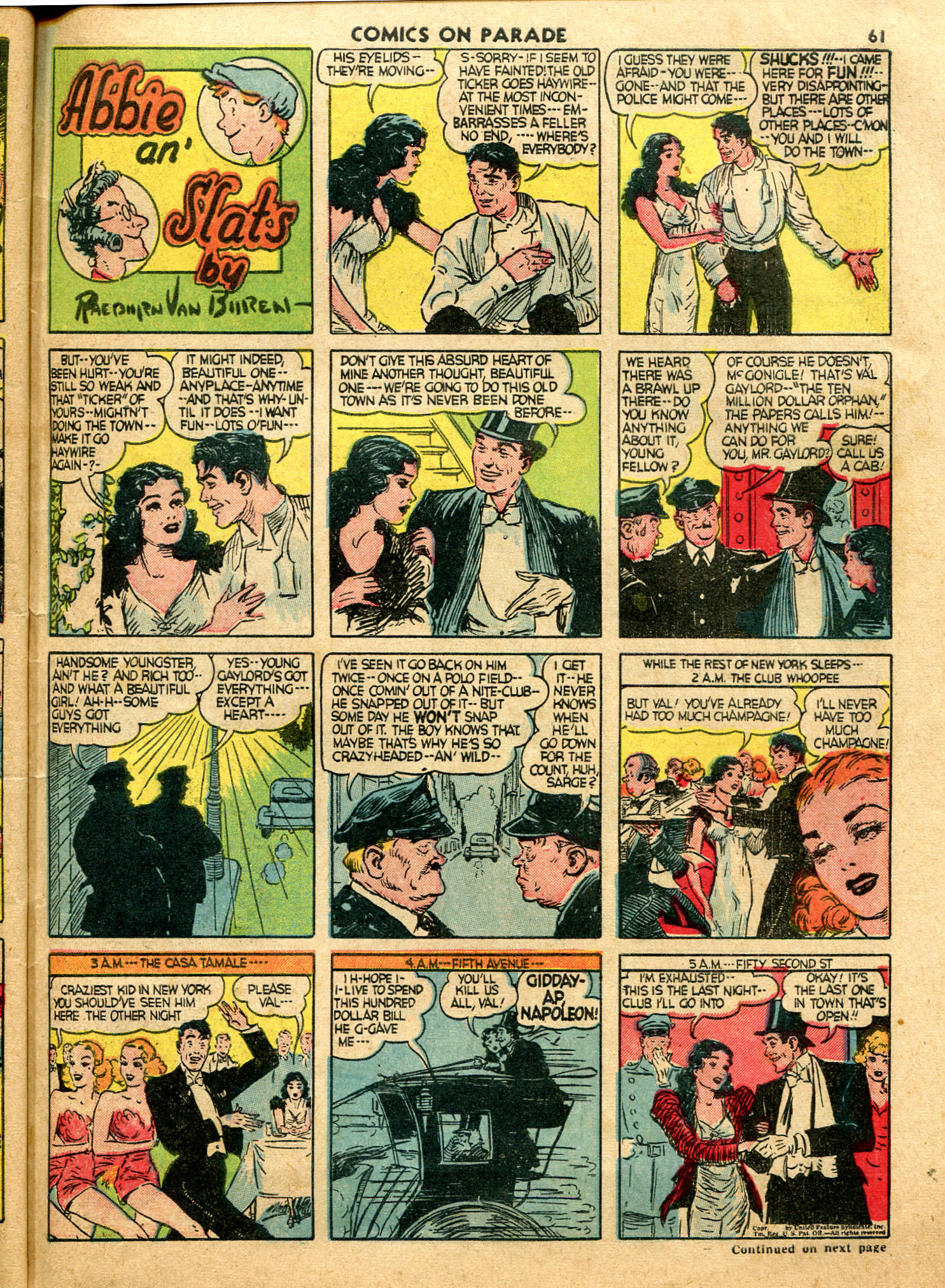 Read online Comics on Parade comic -  Issue #28 - 63