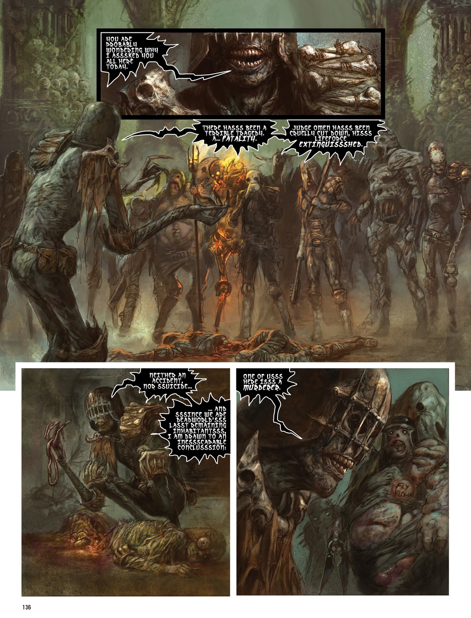 Read online The Dark Judges: The Fall of Deadworld comic -  Issue # TPB - 137