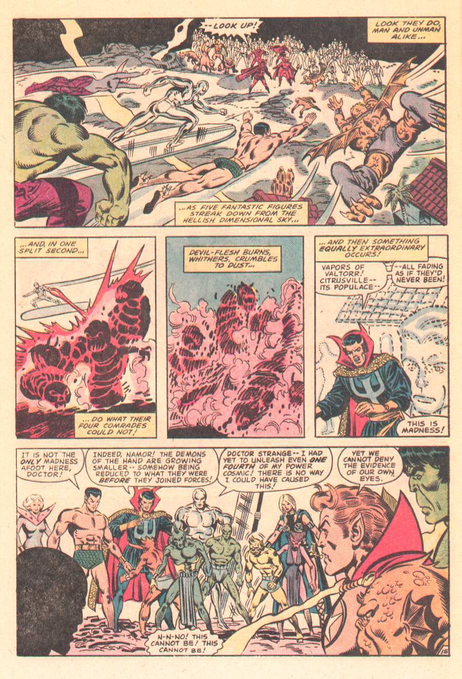 Read online The Defenders (1972) comic -  Issue #99 - 16