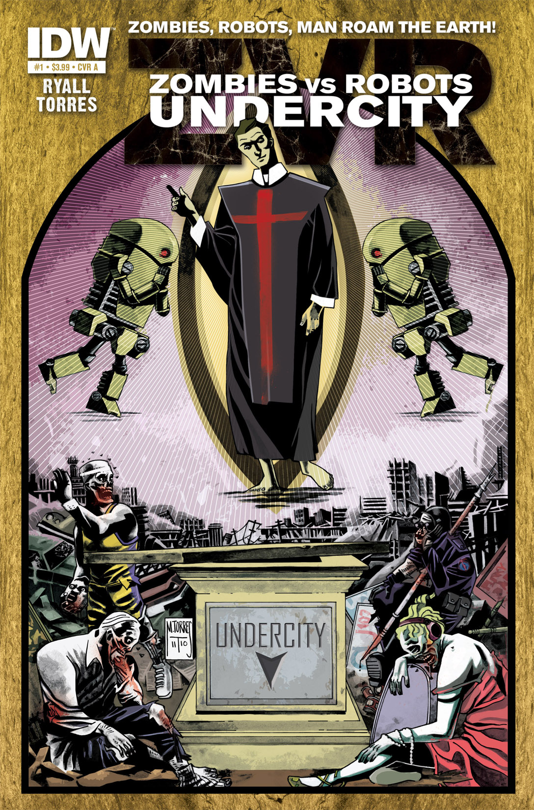 Read online Zombies vs Robots: Undercity comic -  Issue #1 - 1
