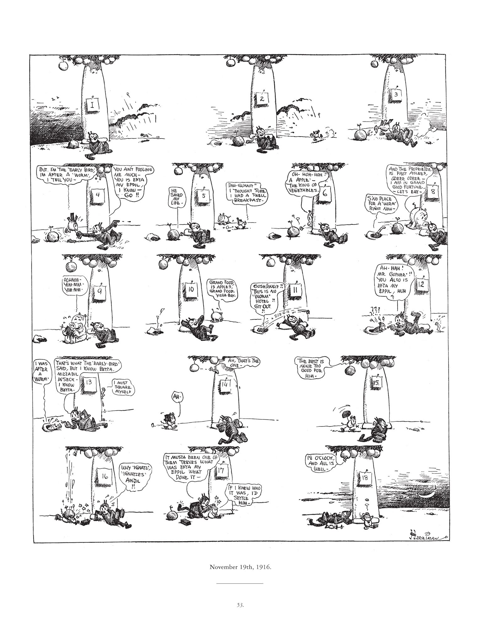 Read online Krazy & Ignatz comic -  Issue # TPB 1 - 53