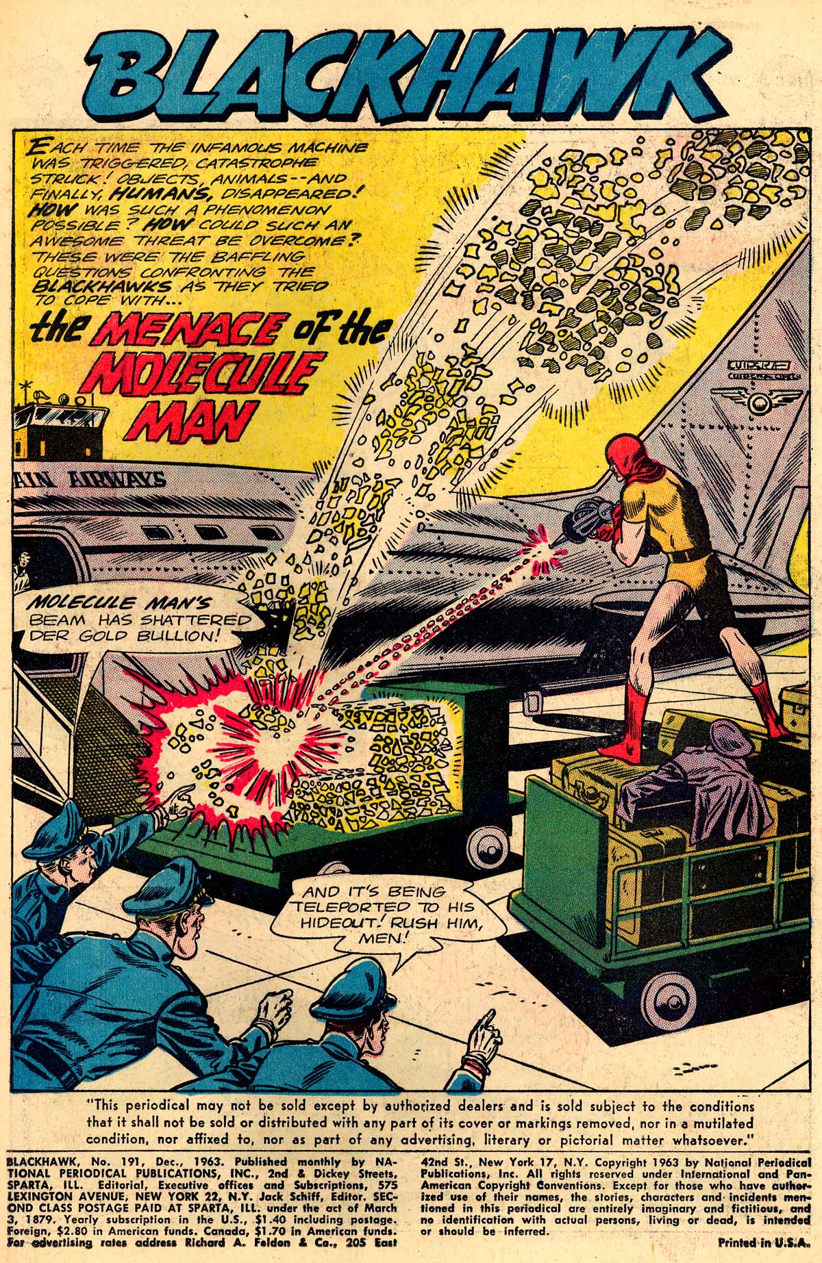 Read online Blackhawk (1957) comic -  Issue #191 - 3