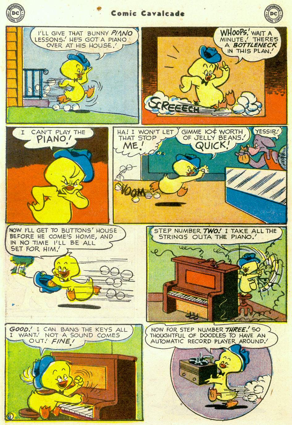 Read online Comic Cavalcade comic -  Issue #49 - 58