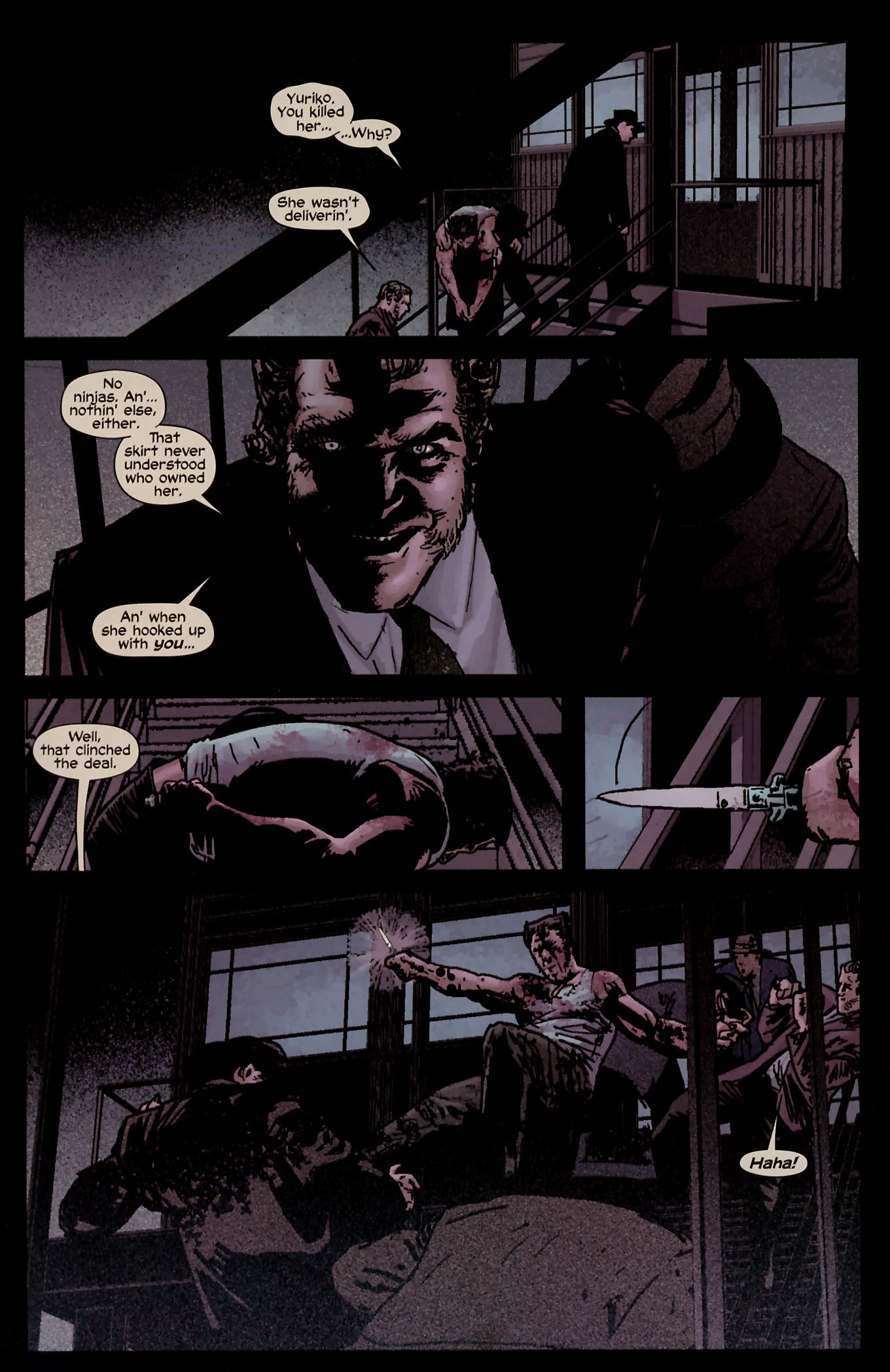 Read online Wolverine Noir comic -  Issue #4 - 8