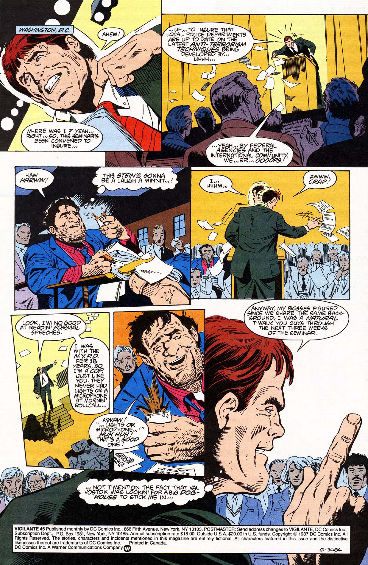 Read online Vigilante (1983) comic -  Issue #45 - 3
