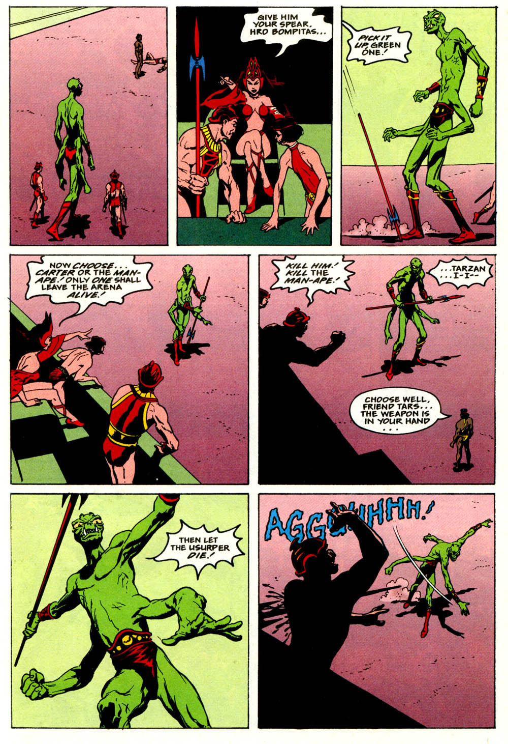 Read online Tarzan/John Carter: Warlords of Mars comic -  Issue #4 - 13
