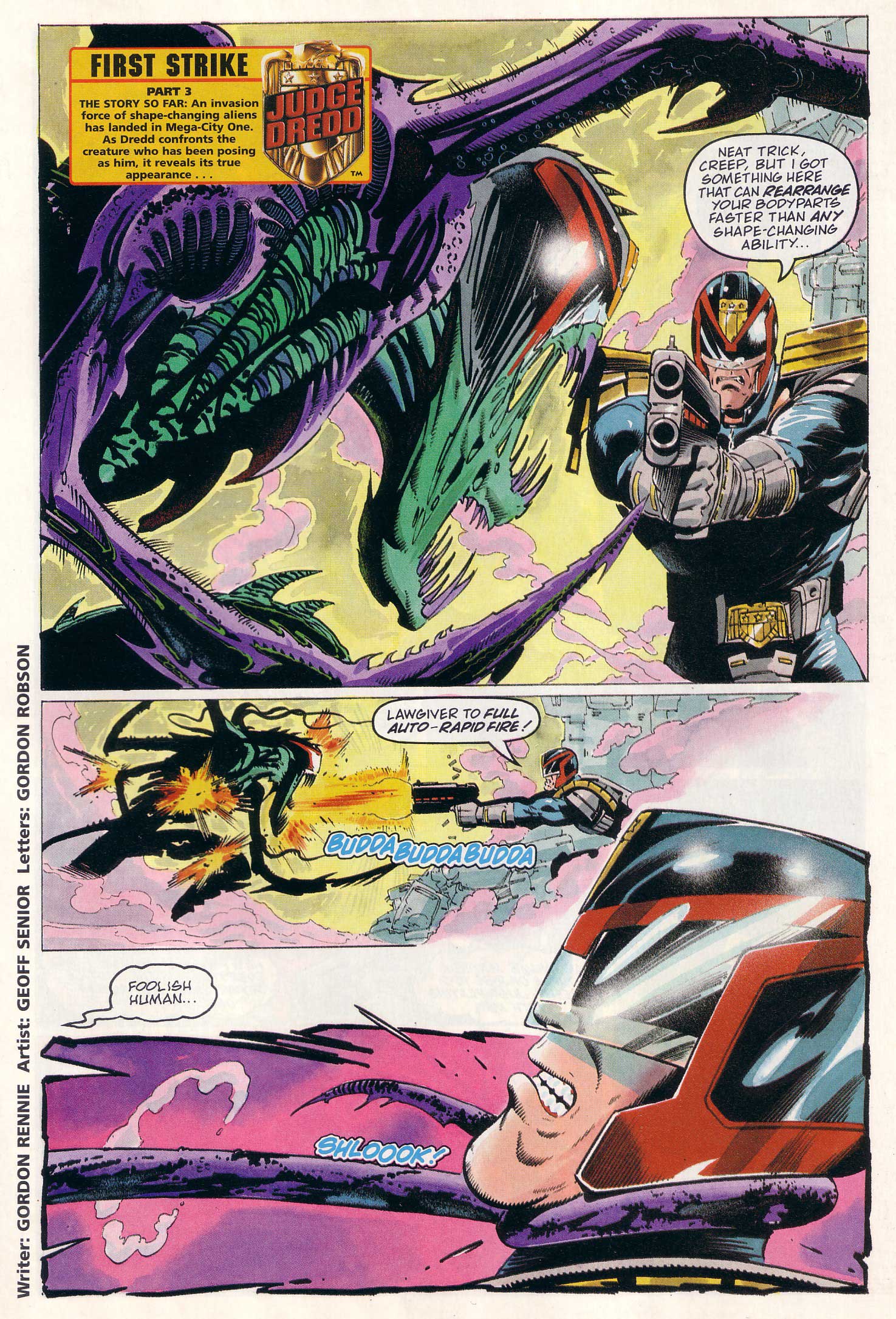 Read online Judge Dredd Lawman of the Future comic -  Issue #20 - 18