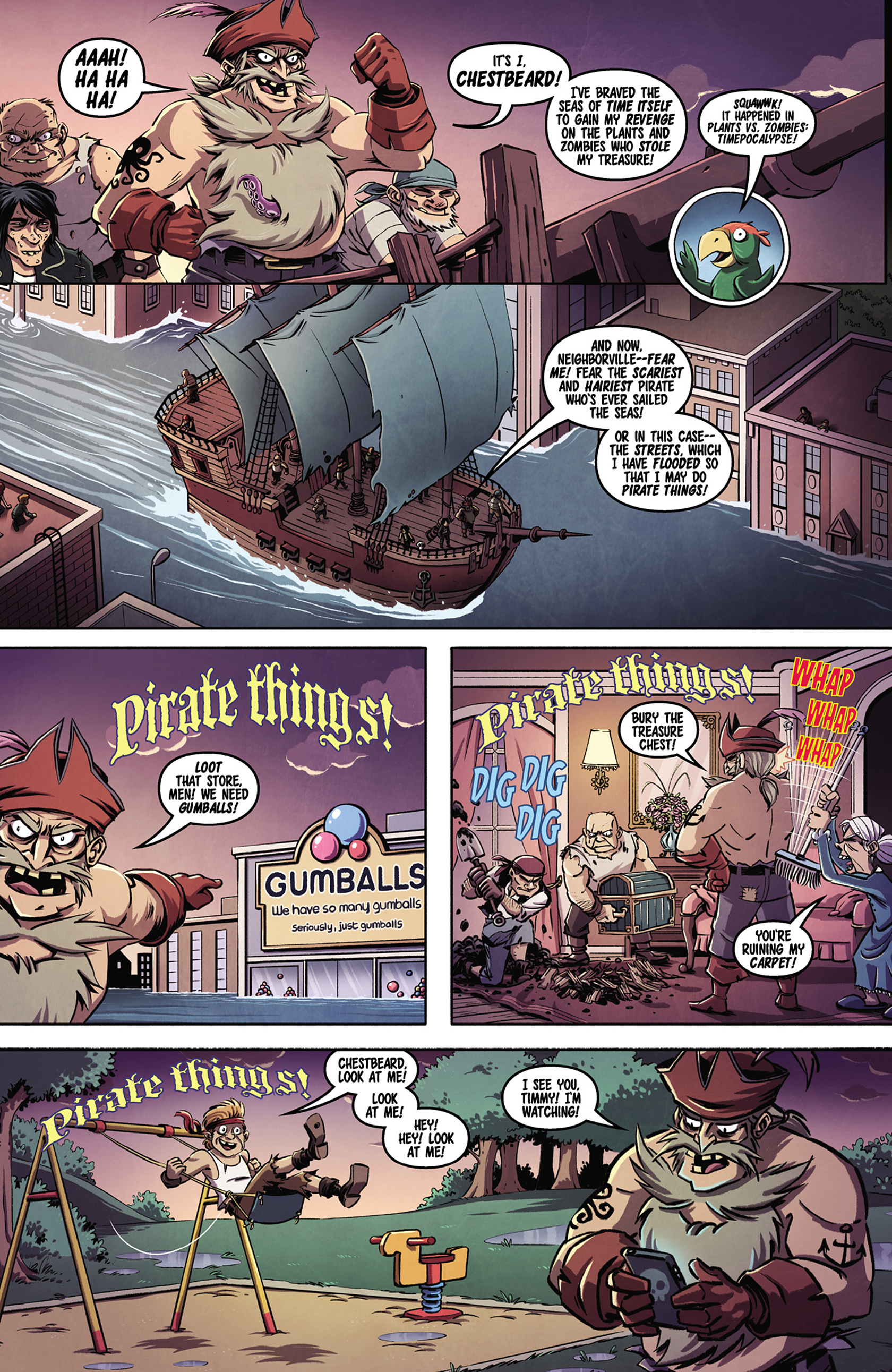 Read online Plants vs. Zombies: Grown Sweet Home comic -  Issue #4 - 24