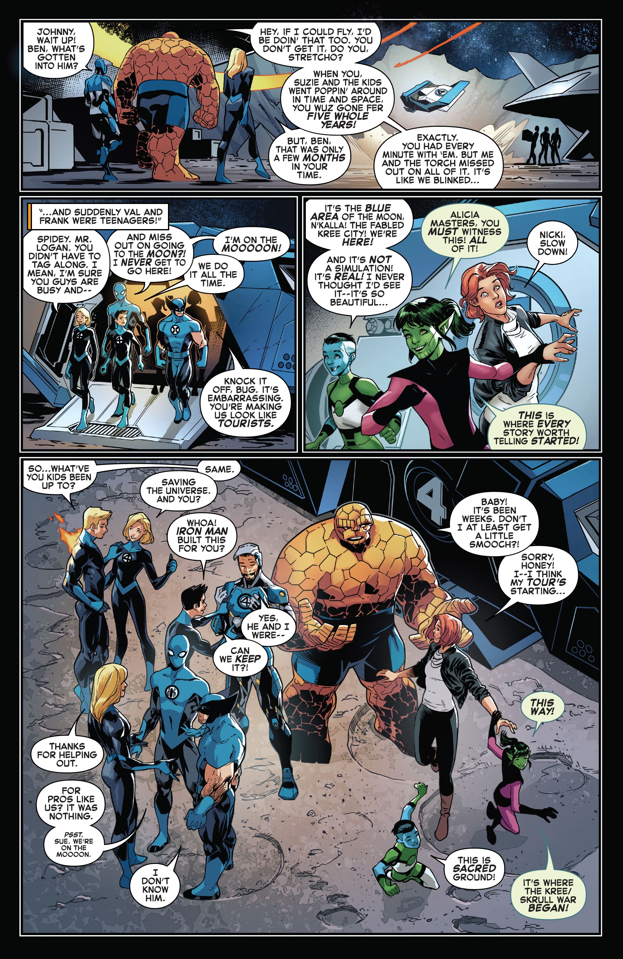 Read online Empyre: Fallout Fantastic Four comic -  Issue # Full - 5