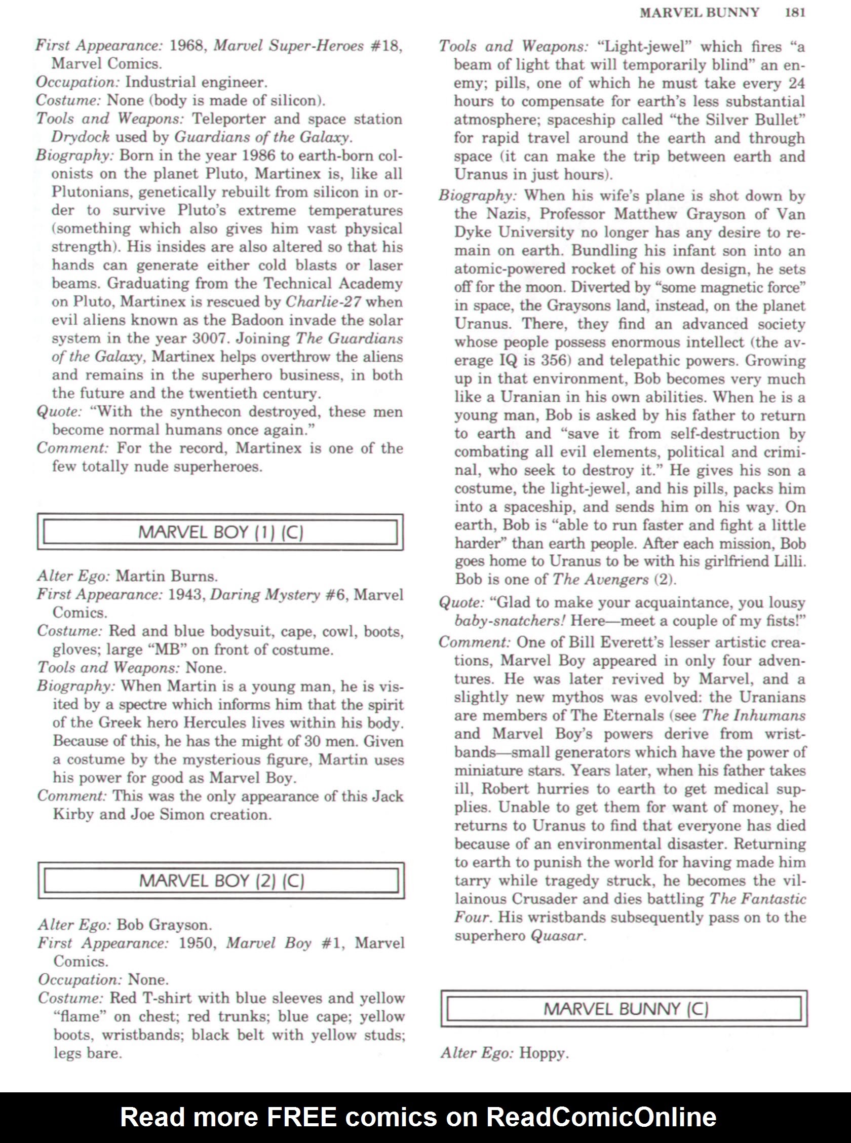 Read online The Encyclopedia of Superheroes comic -  Issue # TPB (Part 3) - 9