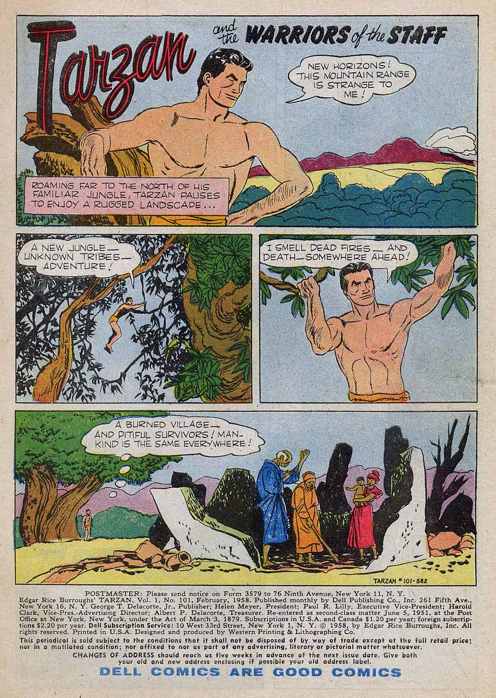 Read online Tarzan (1948) comic -  Issue #101 - 3