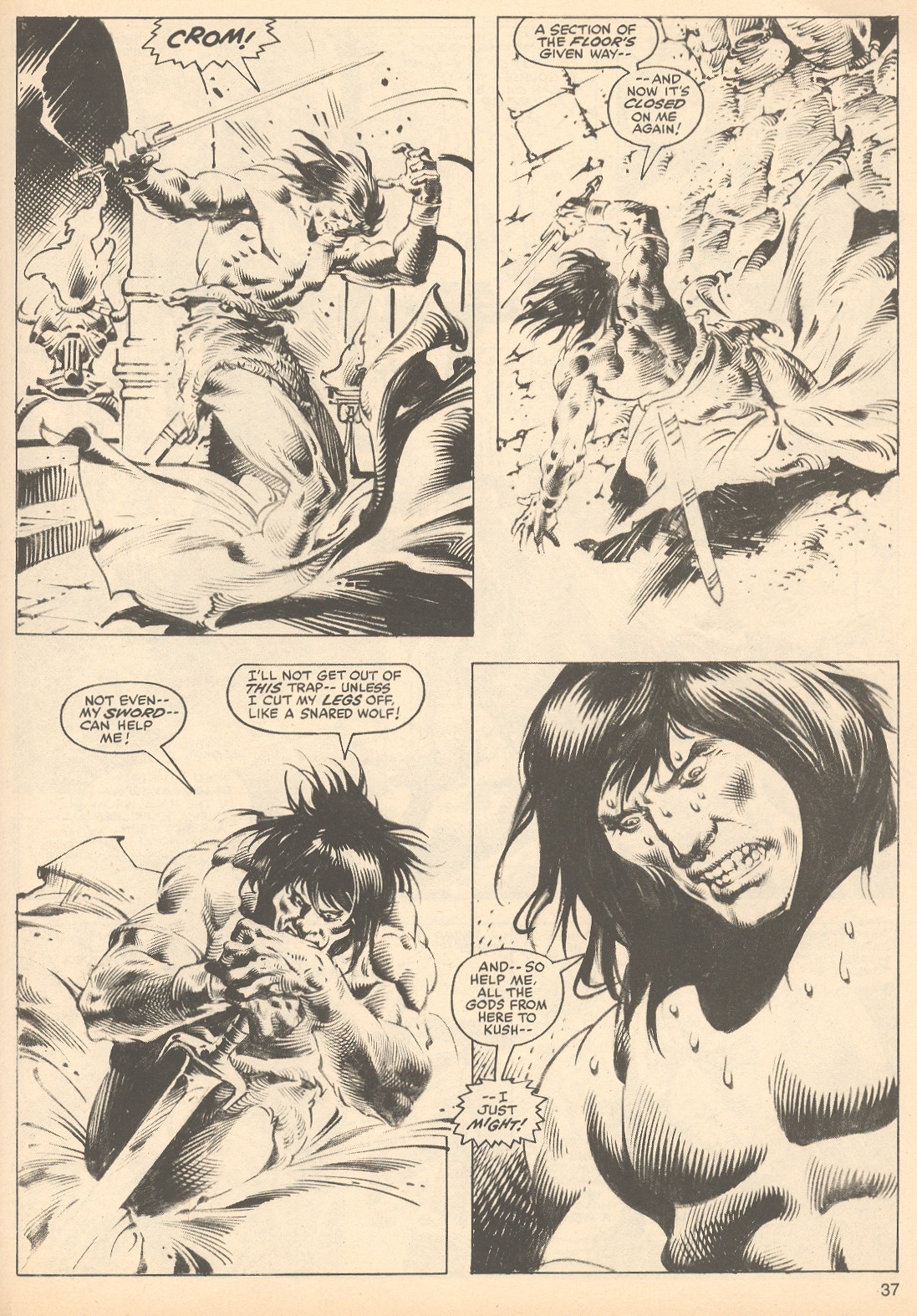 Read online The Savage Sword Of Conan comic -  Issue #53 - 37