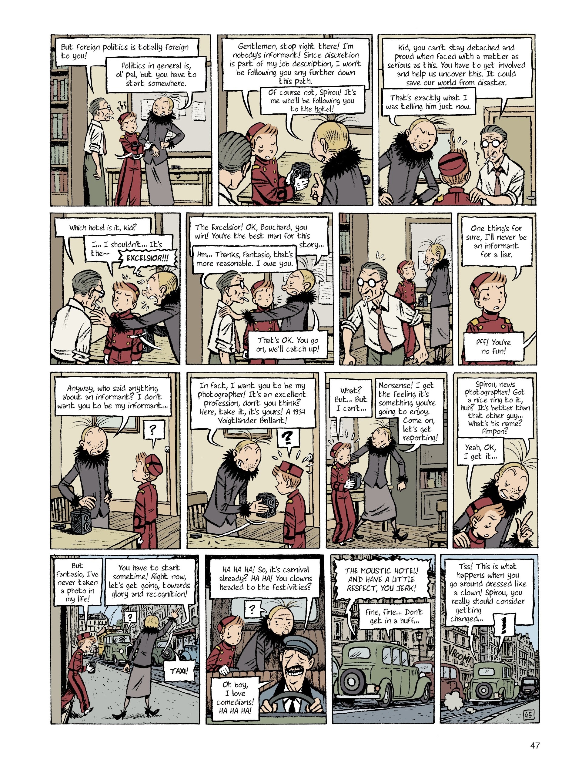 Read online Spirou: The Diary of a Naive Young Man comic -  Issue # TPB - 47