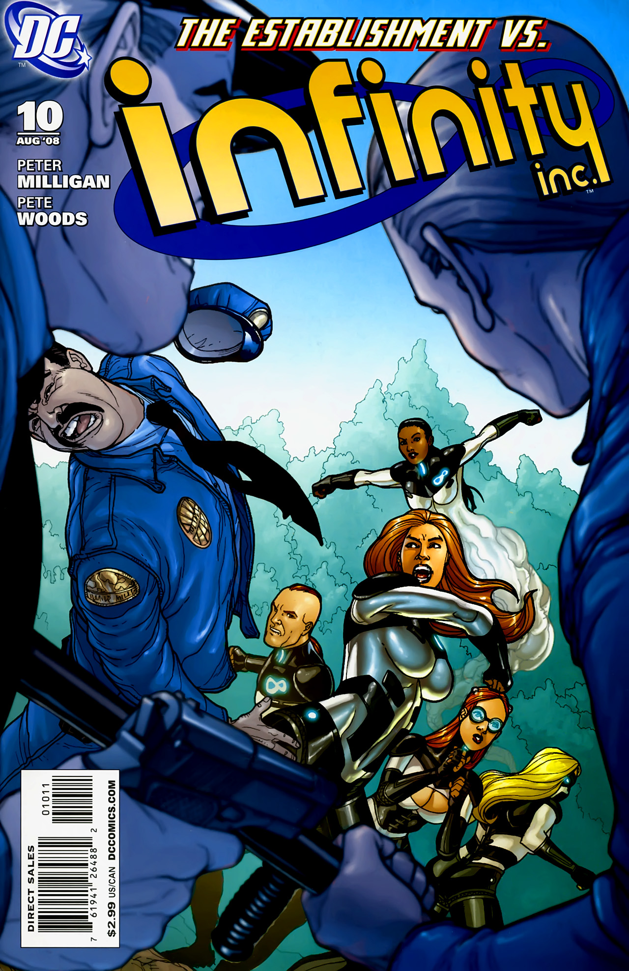 Read online Infinity Inc. (2007) comic -  Issue #10 - 1