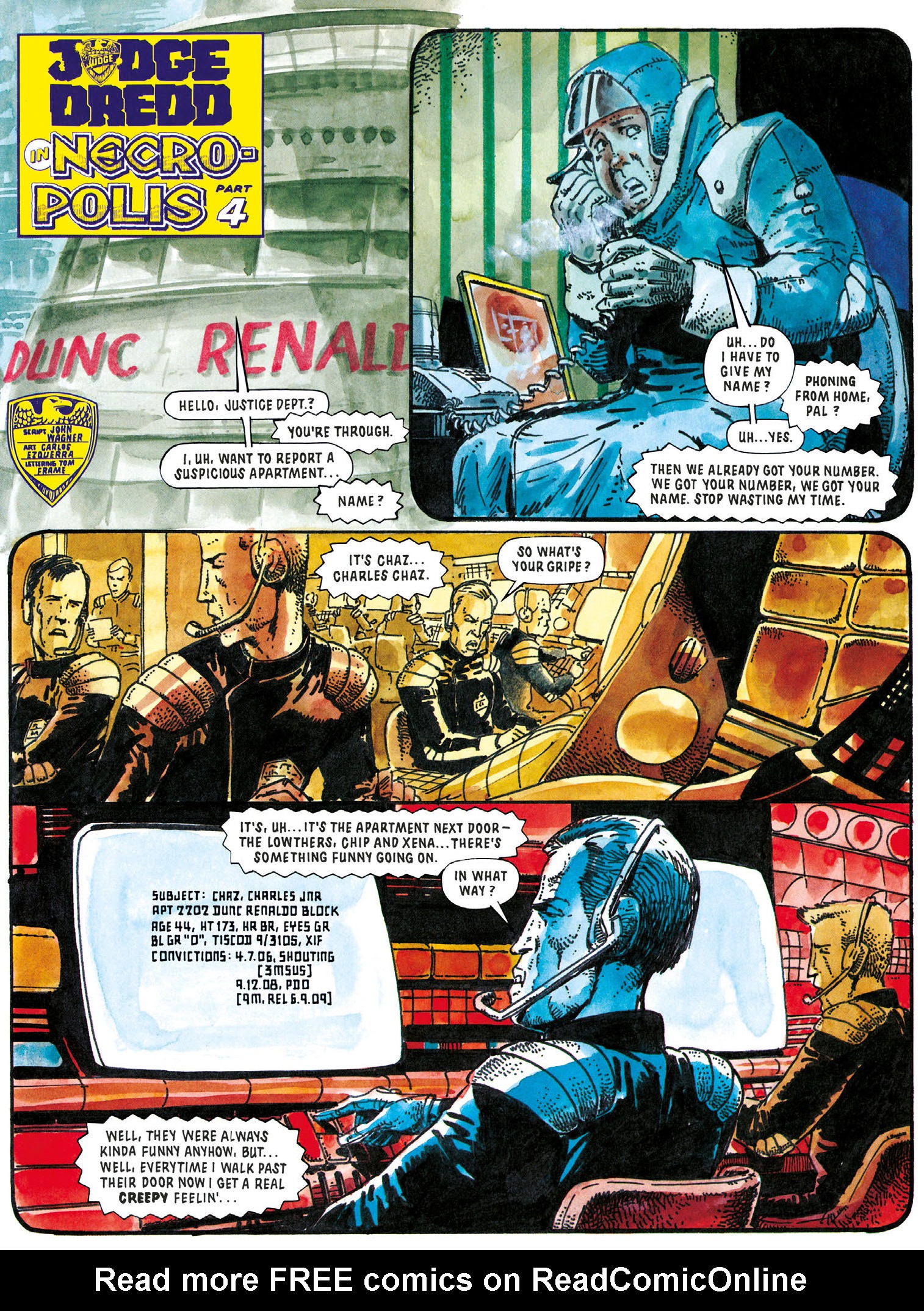 Read online Essential Judge Dredd: Necropolis comic -  Issue # TPB (Part 1) - 63