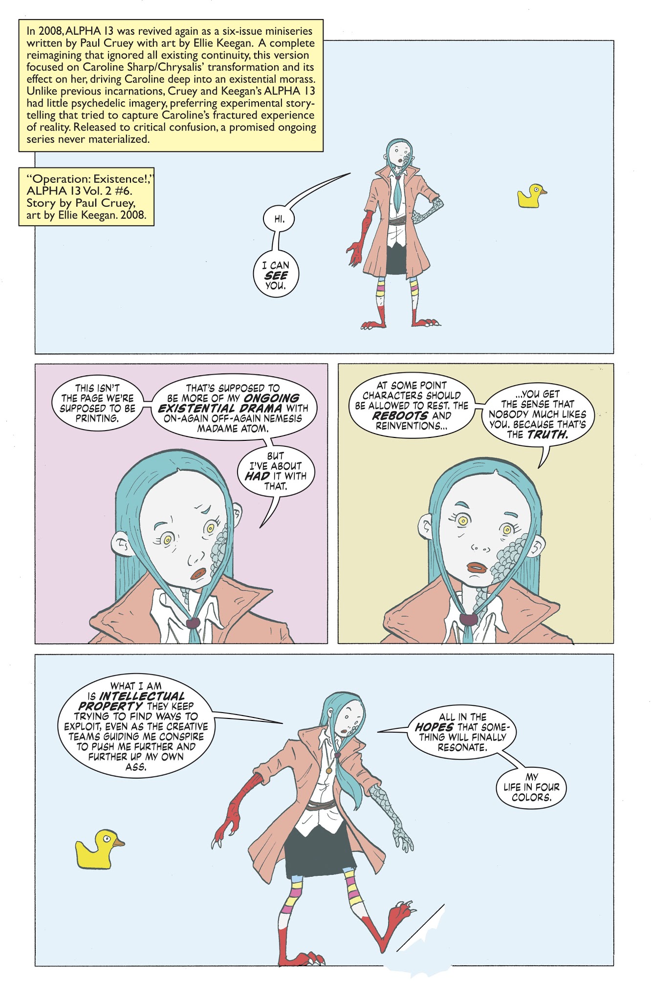 Read online Cave Carson Has a Cybernetic Eye/Swamp Thing Special comic -  Issue # Full - 38