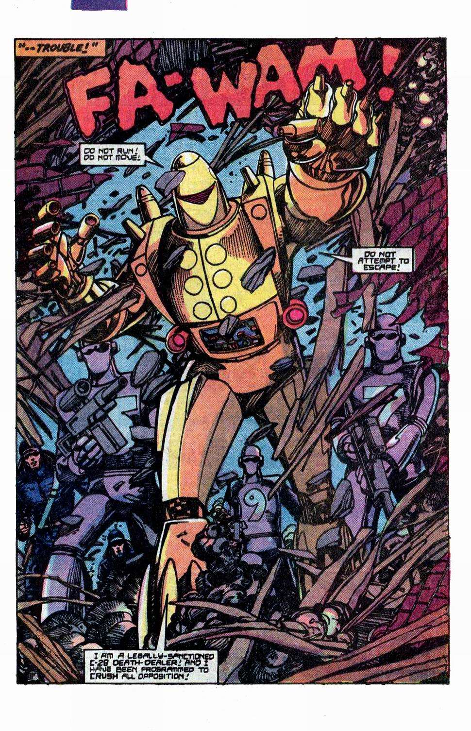 Read online Machine Man (1984) comic -  Issue #1 - 18