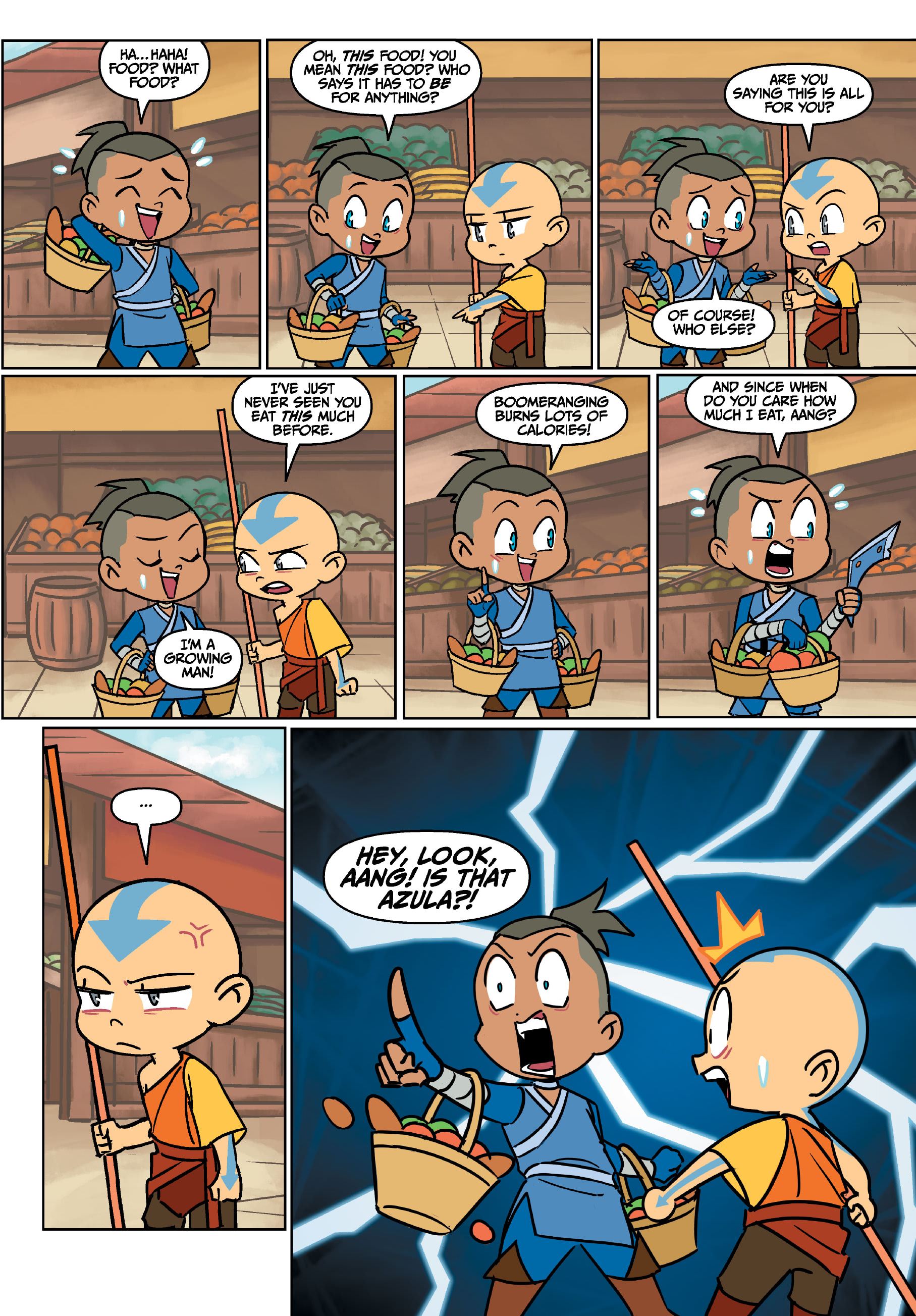 Read online Avatar: The Last Airbender Chibis - Aang's Unfreezing Day comic -  Issue # Full - 23