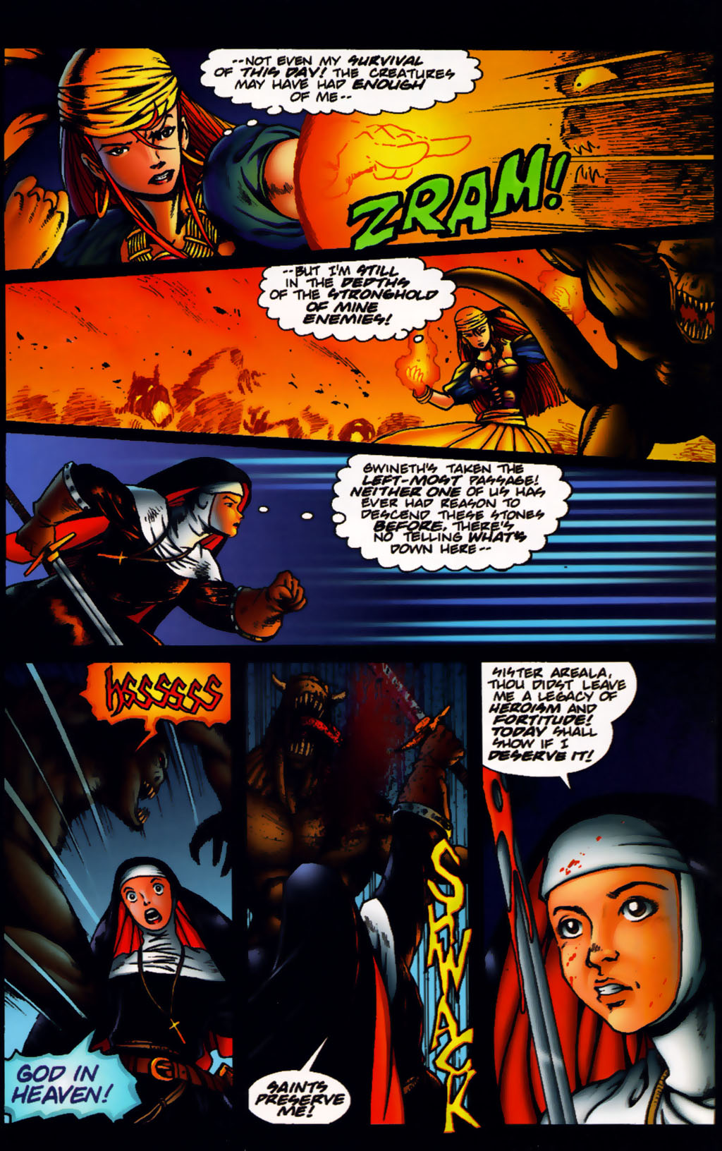 Read online Warrior Nun Areala: Scorpio Rose comic -  Issue #1 - 18