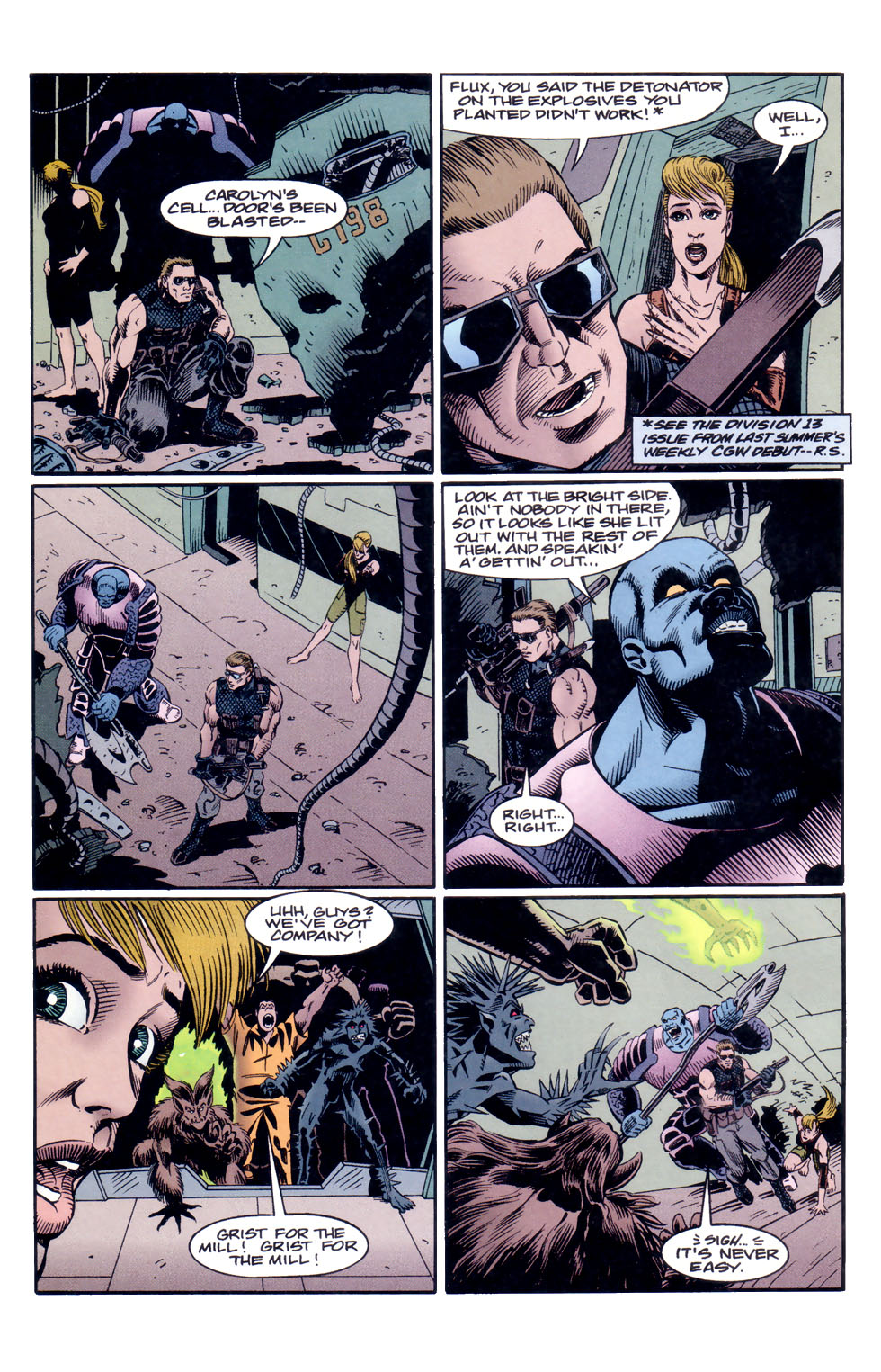 Read online Division 13 comic -  Issue #1 - 7