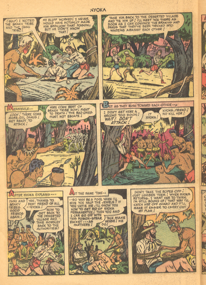 Read online Nyoka the Jungle Girl (1945) comic -  Issue #37 - 40