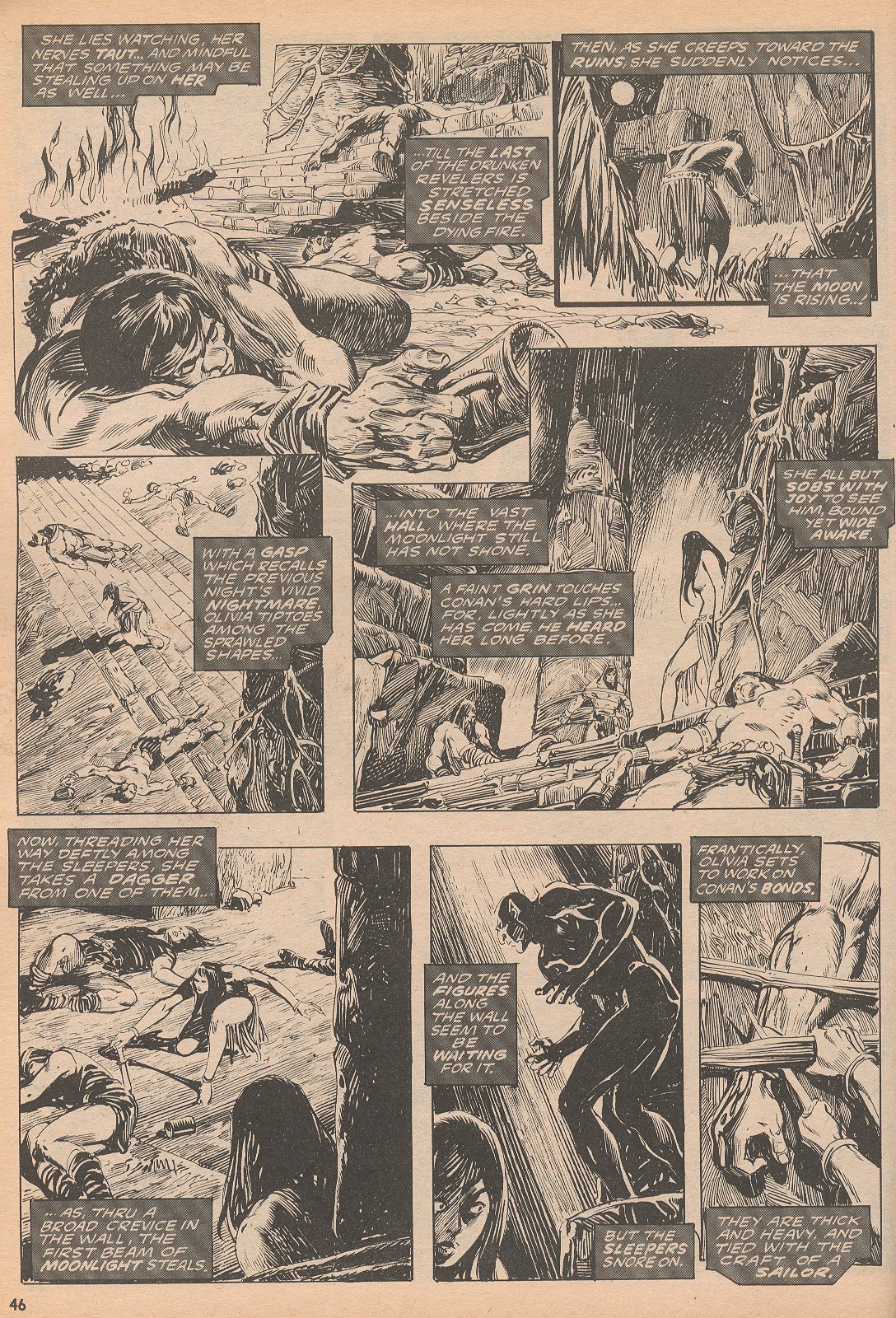 Read online The Savage Sword Of Conan comic -  Issue #4 - 46