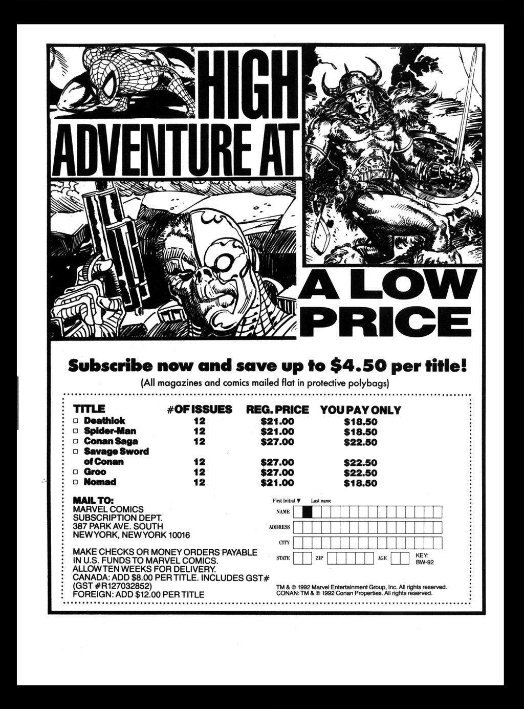 Read online The Savage Sword Of Conan comic -  Issue #214 - 61