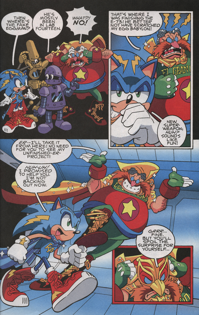 Read online Sonic X comic -  Issue #32 - 21
