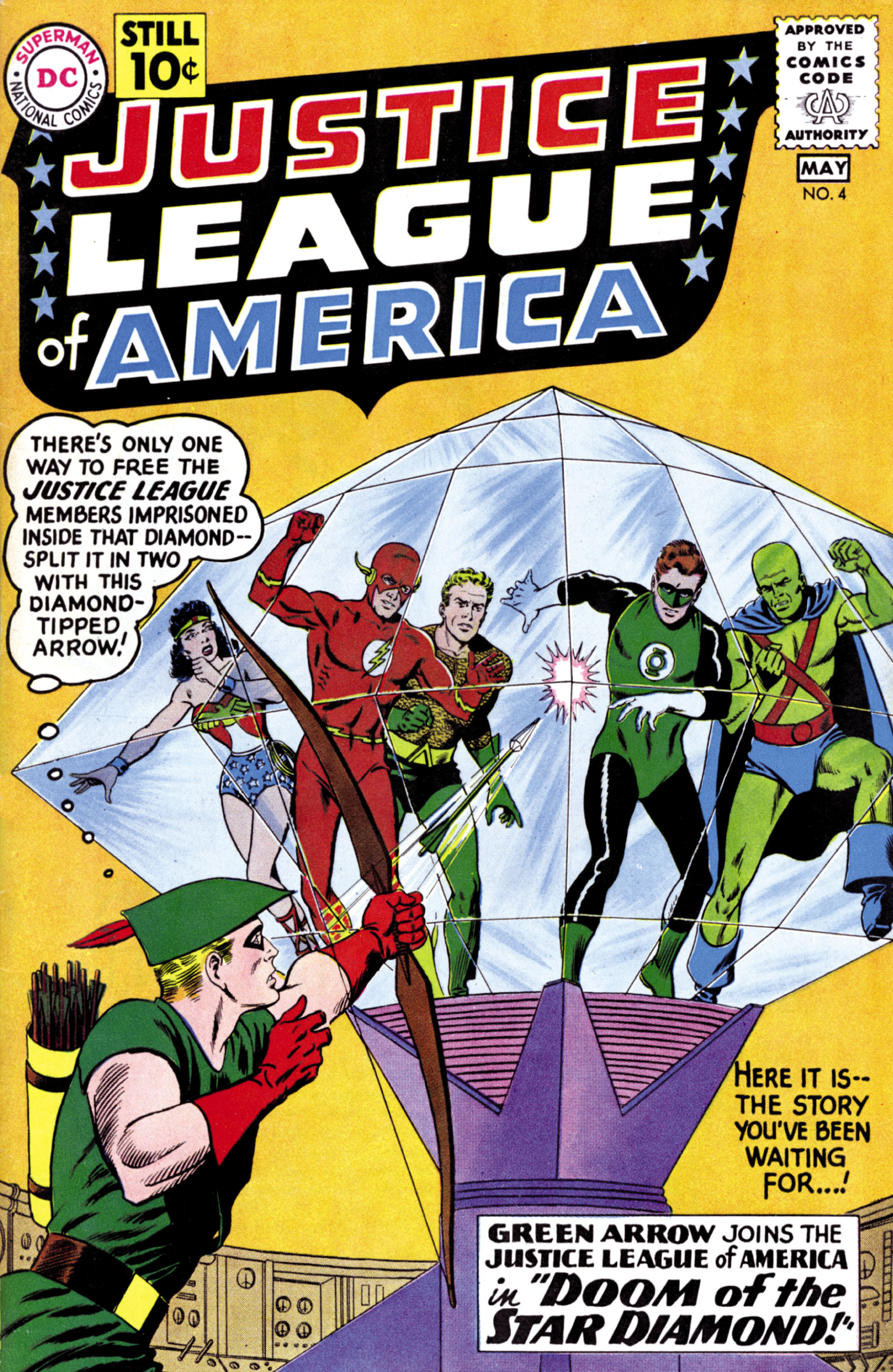 Read online Justice League of America (1960) comic -  Issue #4 - 1