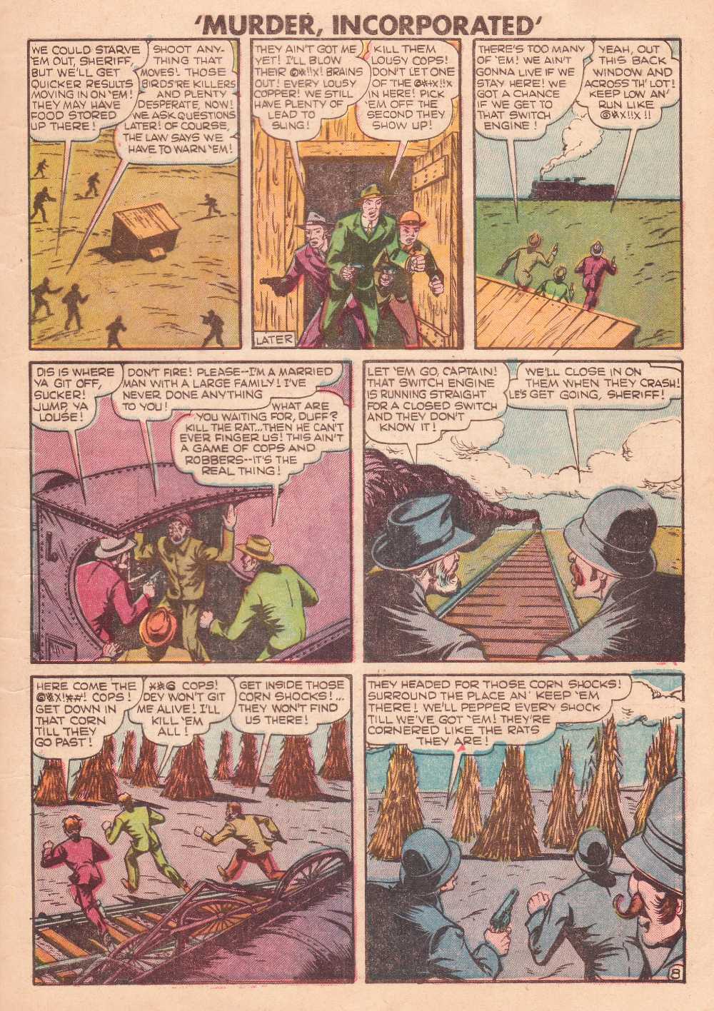 Read online Murder Incorporated (1948) comic -  Issue #8 - 9