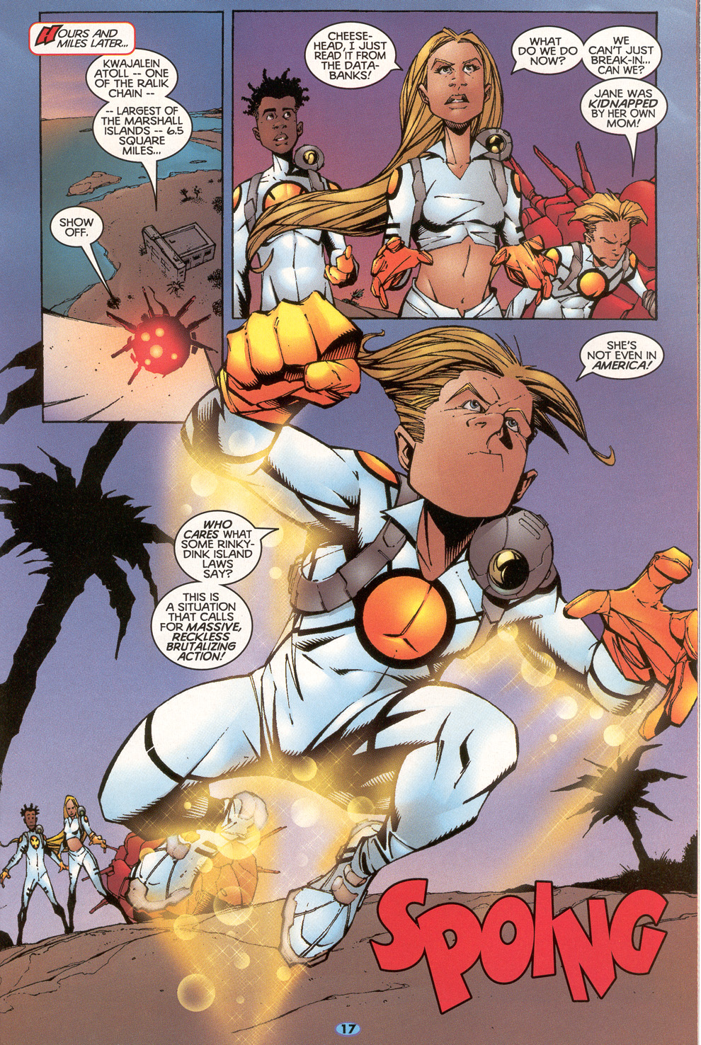 Read online Troublemakers comic -  Issue #7 - 18