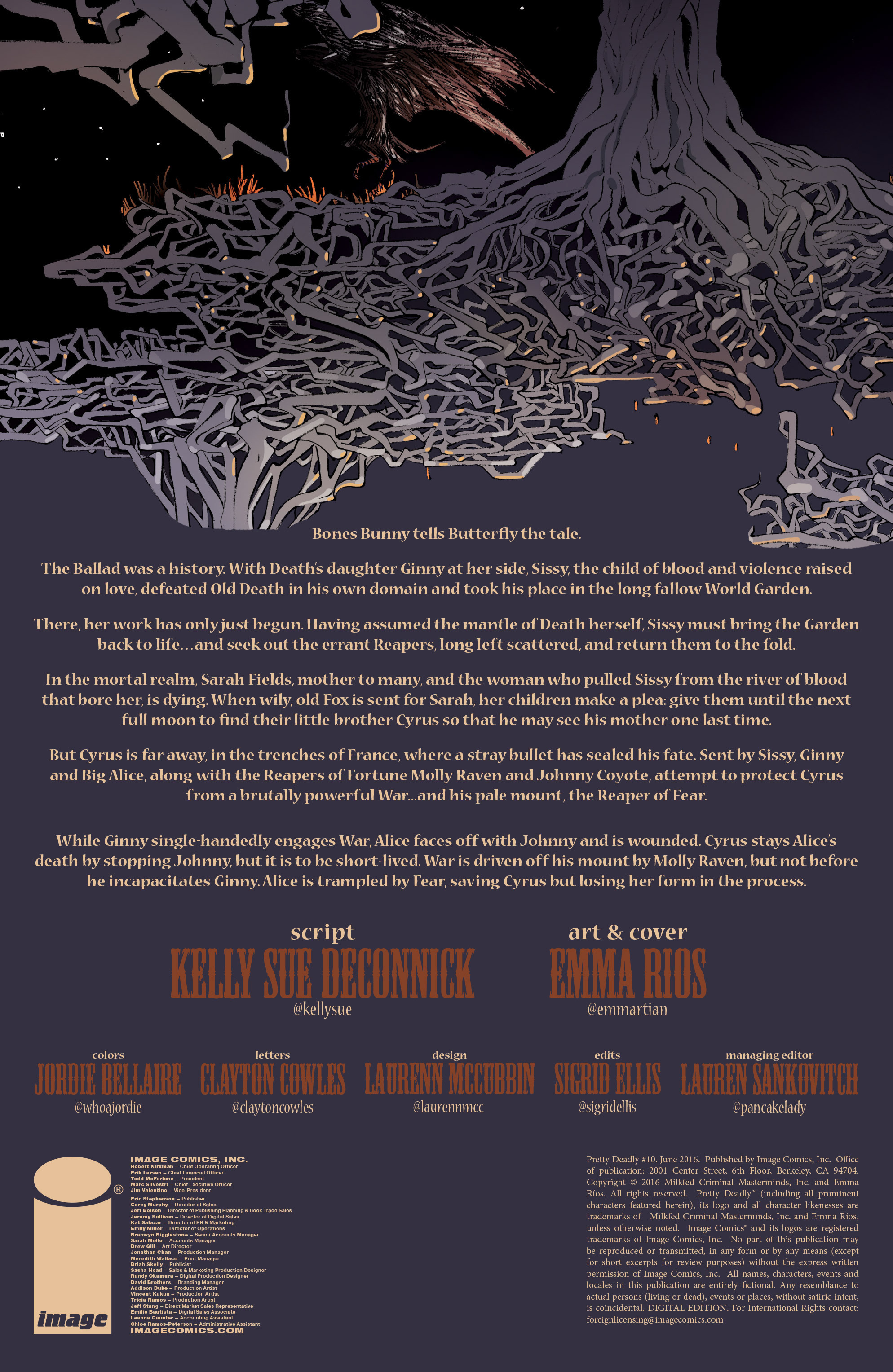 Read online Pretty Deadly comic -  Issue #10 - 2
