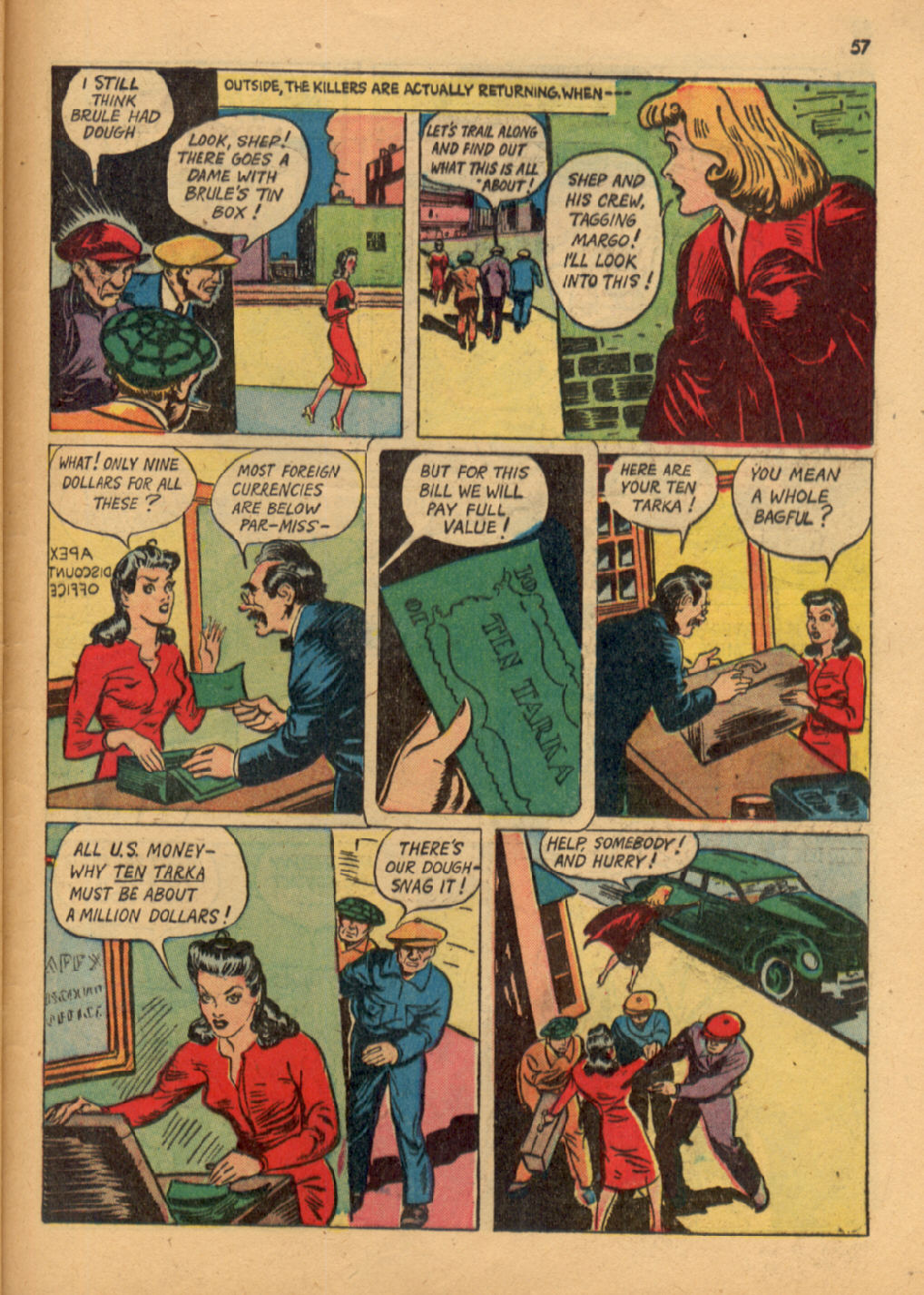 Read online Shadow Comics comic -  Issue #31 - 57