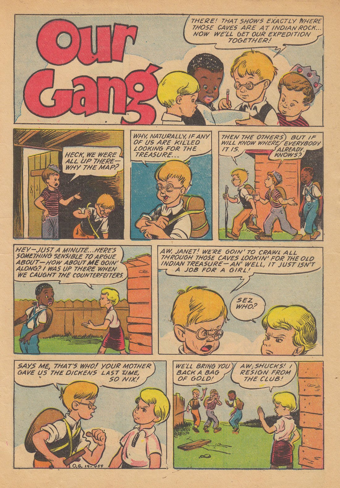 Read online Our Gang Comics comic -  Issue #19 - 3