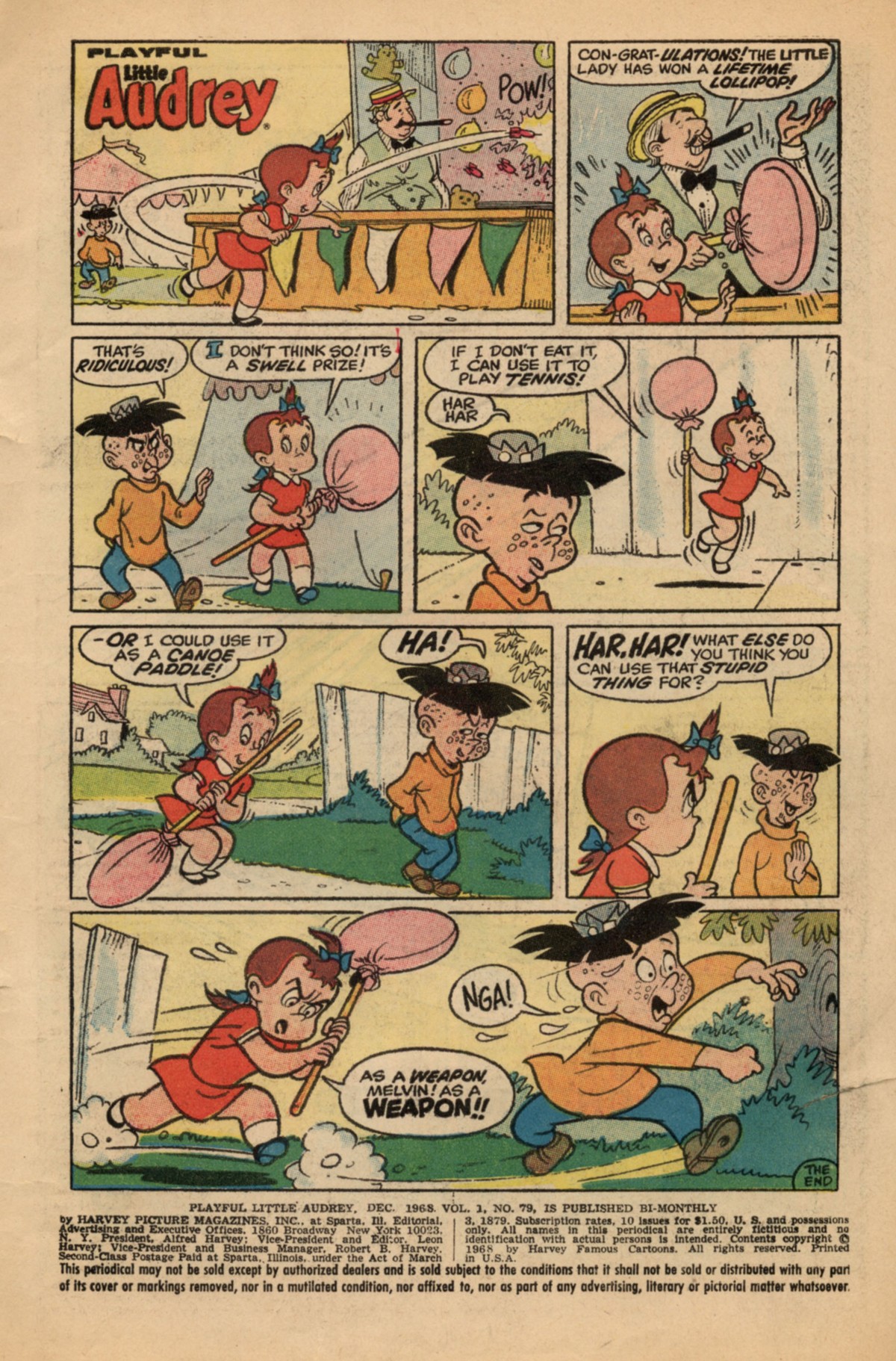 Read online Playful Little Audrey comic -  Issue #79 - 3