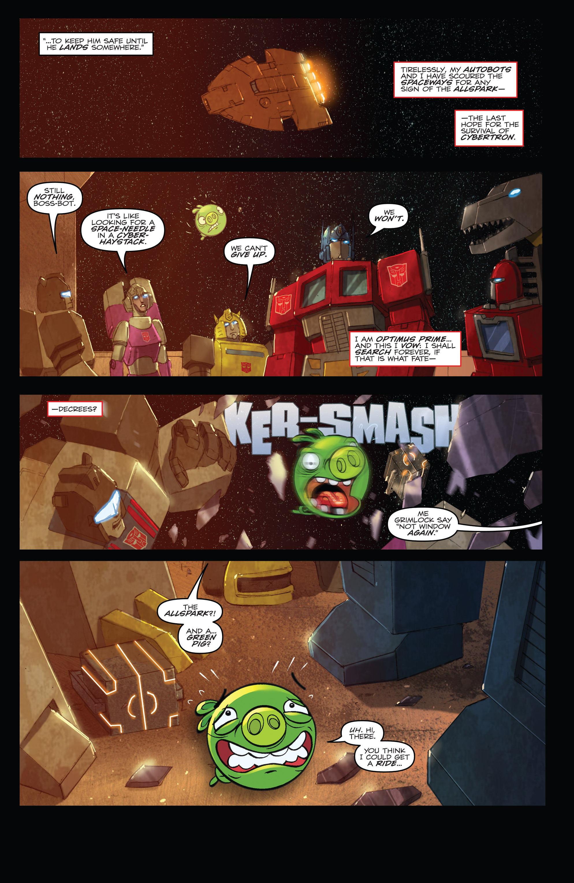Read online Angry Birds Transformers comic -  Issue #4 - 20